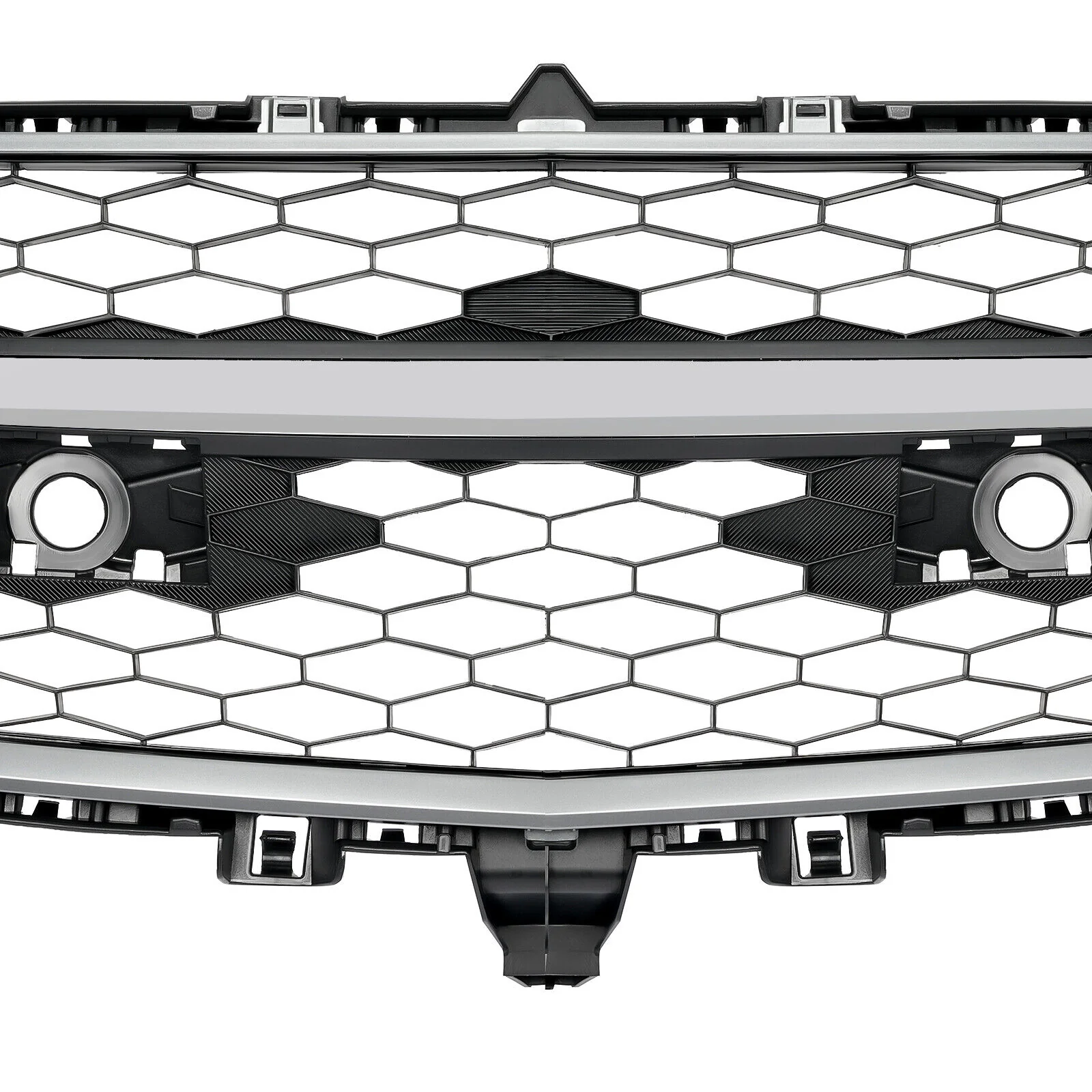 Front Bumper Grille w/ Chrome Surround Center Molding For Mazda CX-9 2010-2012 - Image 15