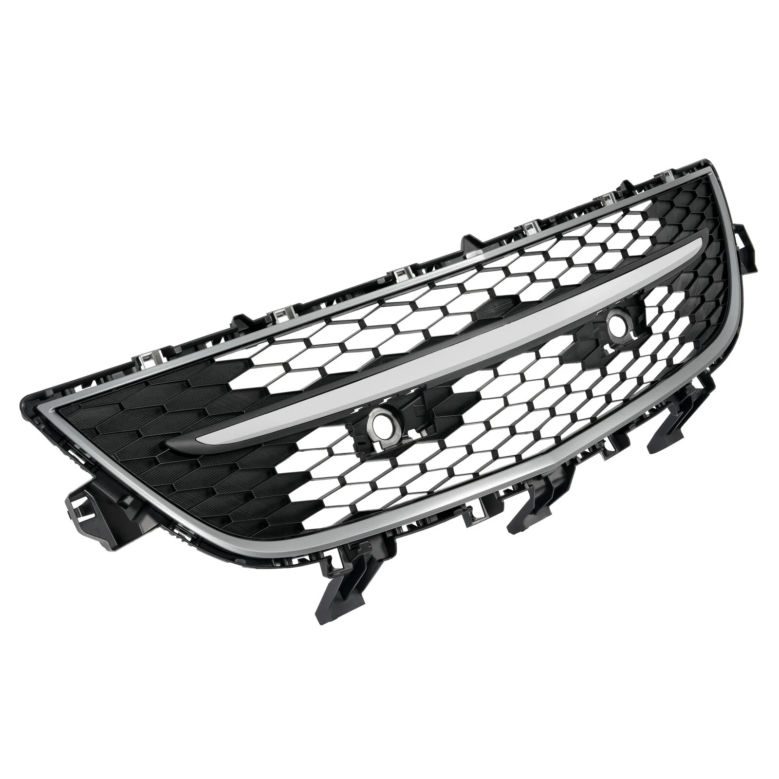 Front Bumper Grille w/ Chrome Surround Center Molding For Mazda CX-9 2010-2012 - Image 5