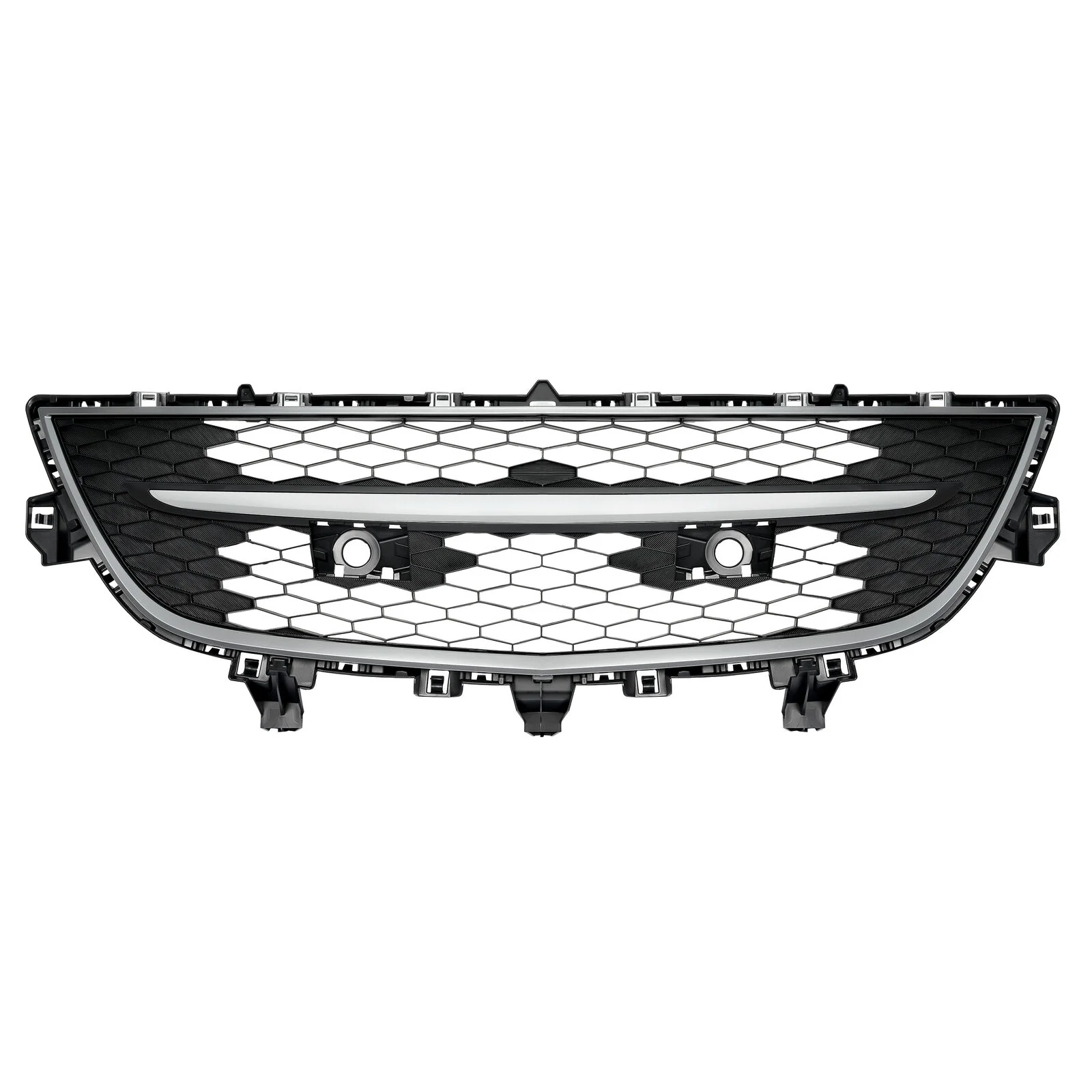Front Bumper Grille w/ Chrome Surround Center Molding For Mazda CX-9 2010-2012 - Image 6