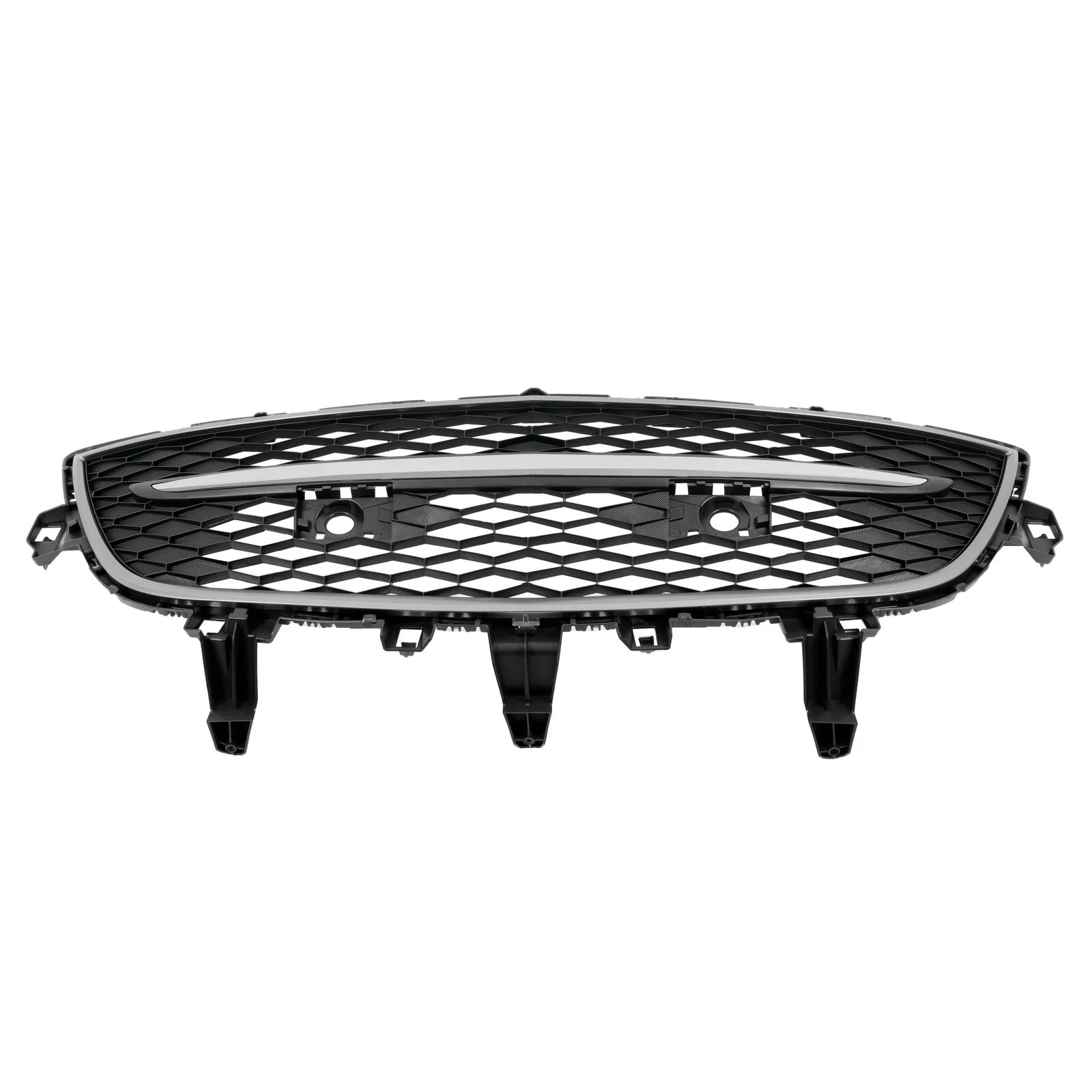Front Bumper Grille w/ Chrome Surround Center Molding For Mazda CX-9 2010-2012 - Image 7