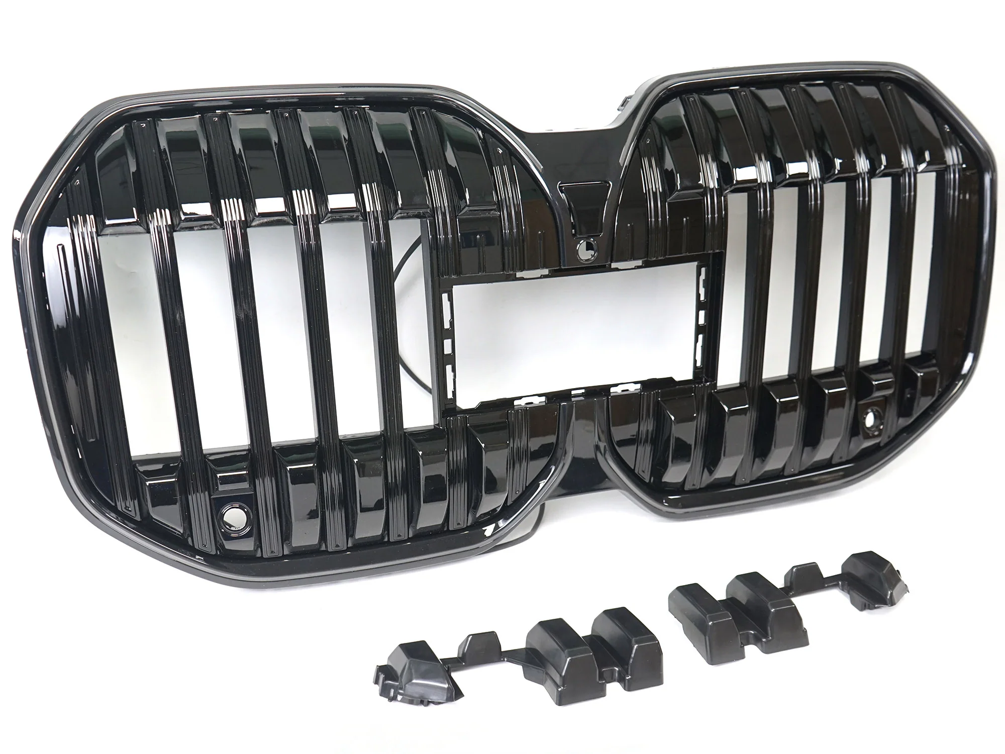 Front Bumper Kidney Grill Grille w/ LED Light For 2023-2026 BMW 7 Series G70 i7 - Image 4