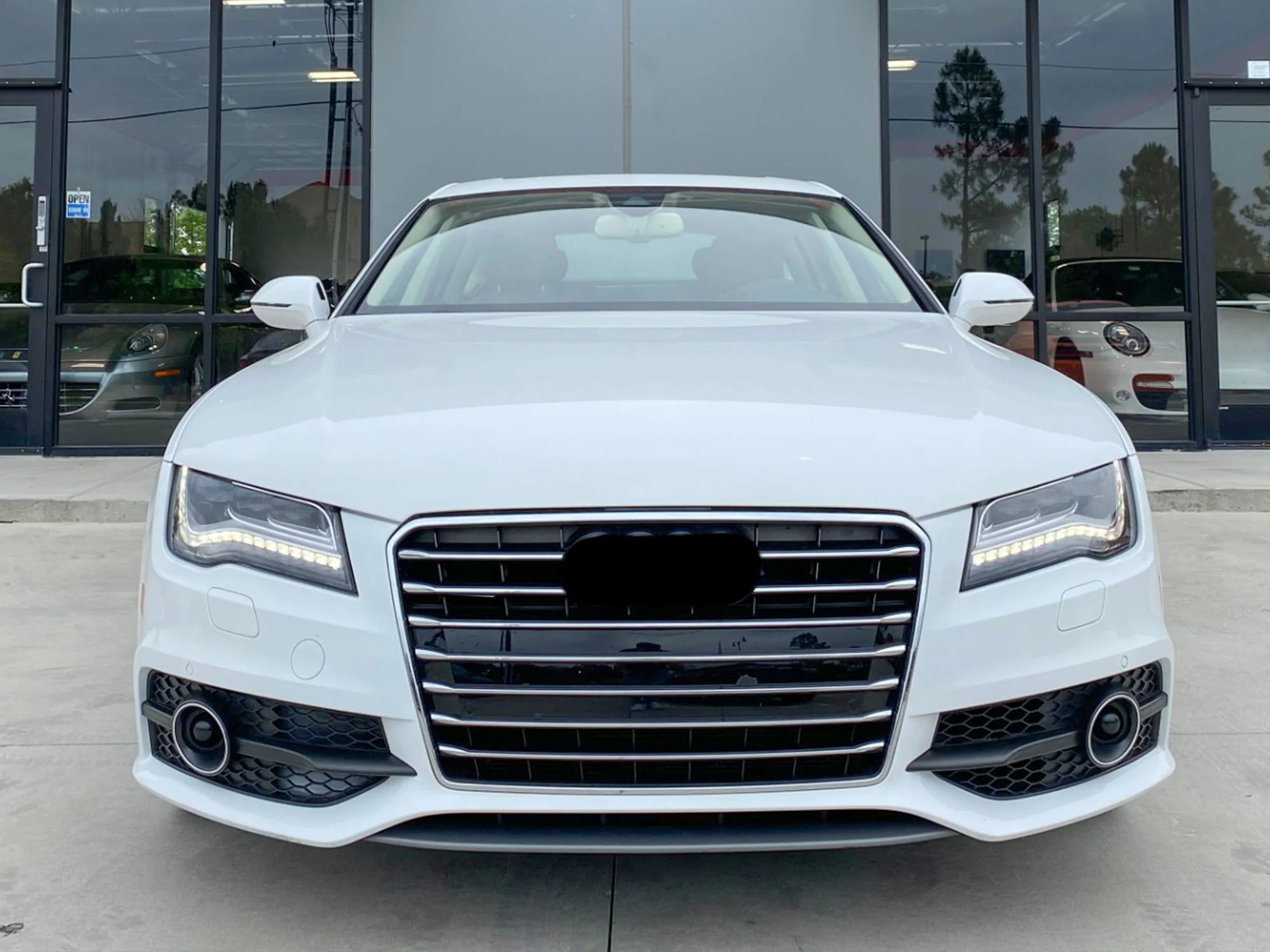 Left+Right Front Bumper Lower Fog Light Cover Grille for Audi A7 S-Line / S7 2012–2015 - Image 2