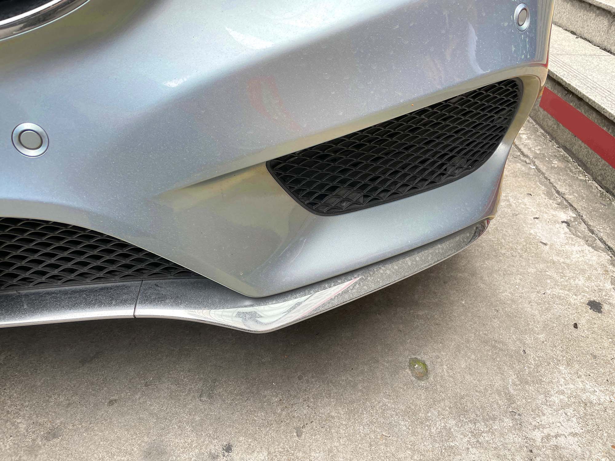 3pcs Chrome Front Bumper Grill Molding Trim For Mercedes W212 E350 Sedan 2014 2015 2016 - Image 6