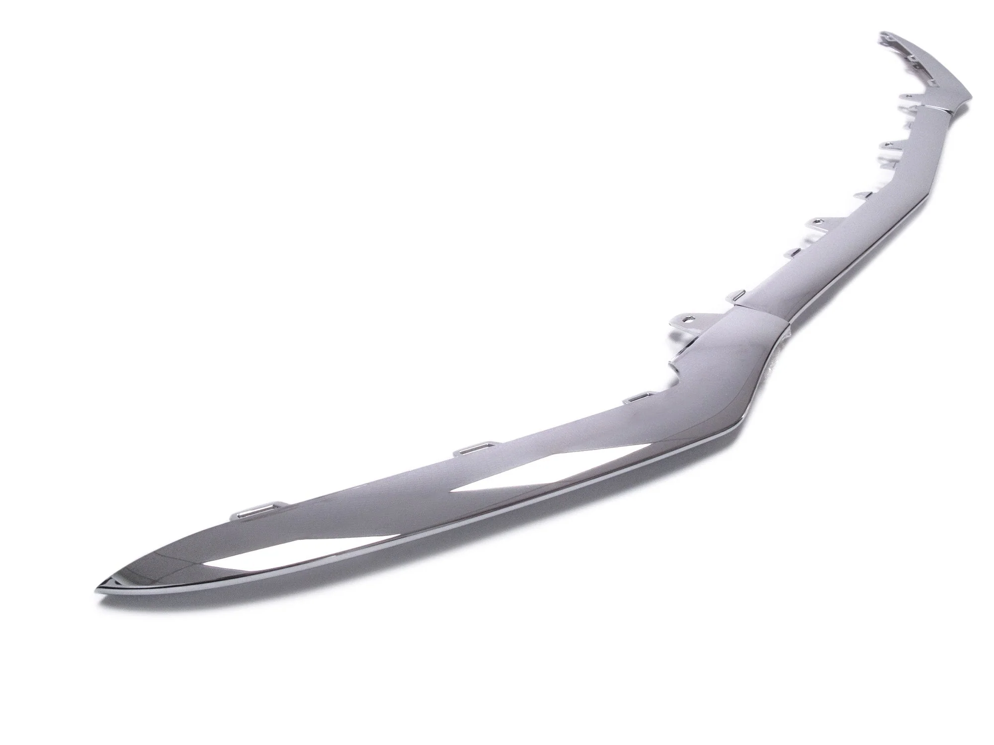 3pcs Chrome Front Bumper Grill Molding Trim For Mercedes W212 E350 Sedan 2014 2015 2016 - Image 9