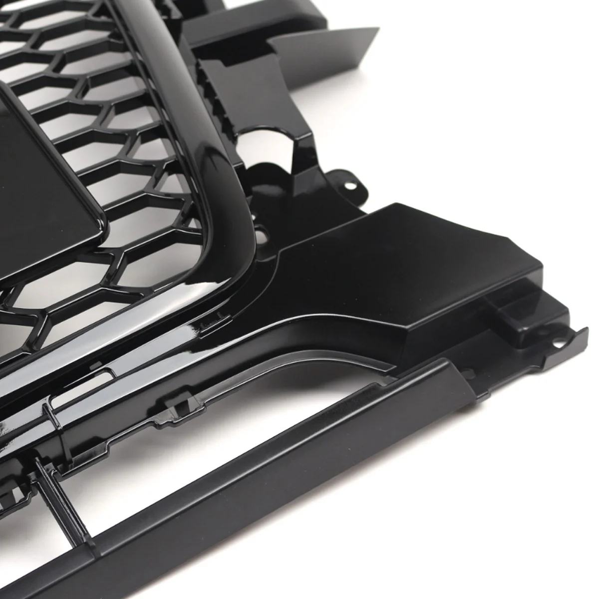 Front Bumper Radiator Grille Grill Honeycomb Gloss Black For Audi Q5 2009-2012 - Image 6