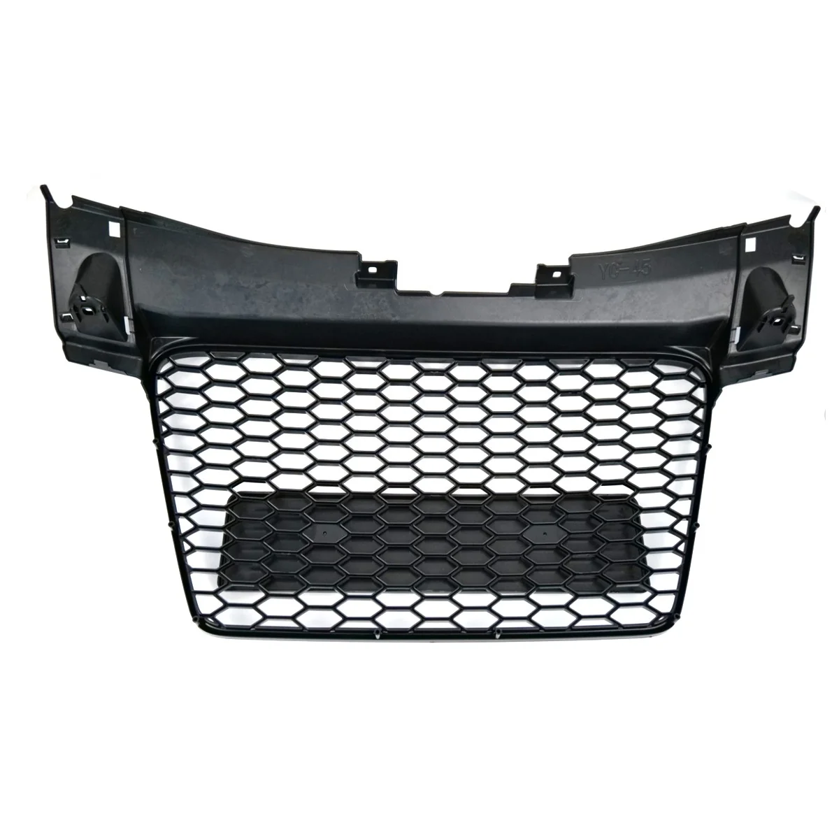 Front Bumper Radiator Grille Hex Grill Gloss Black For Audi TT TTS MK2 2007-2014 - Image 6