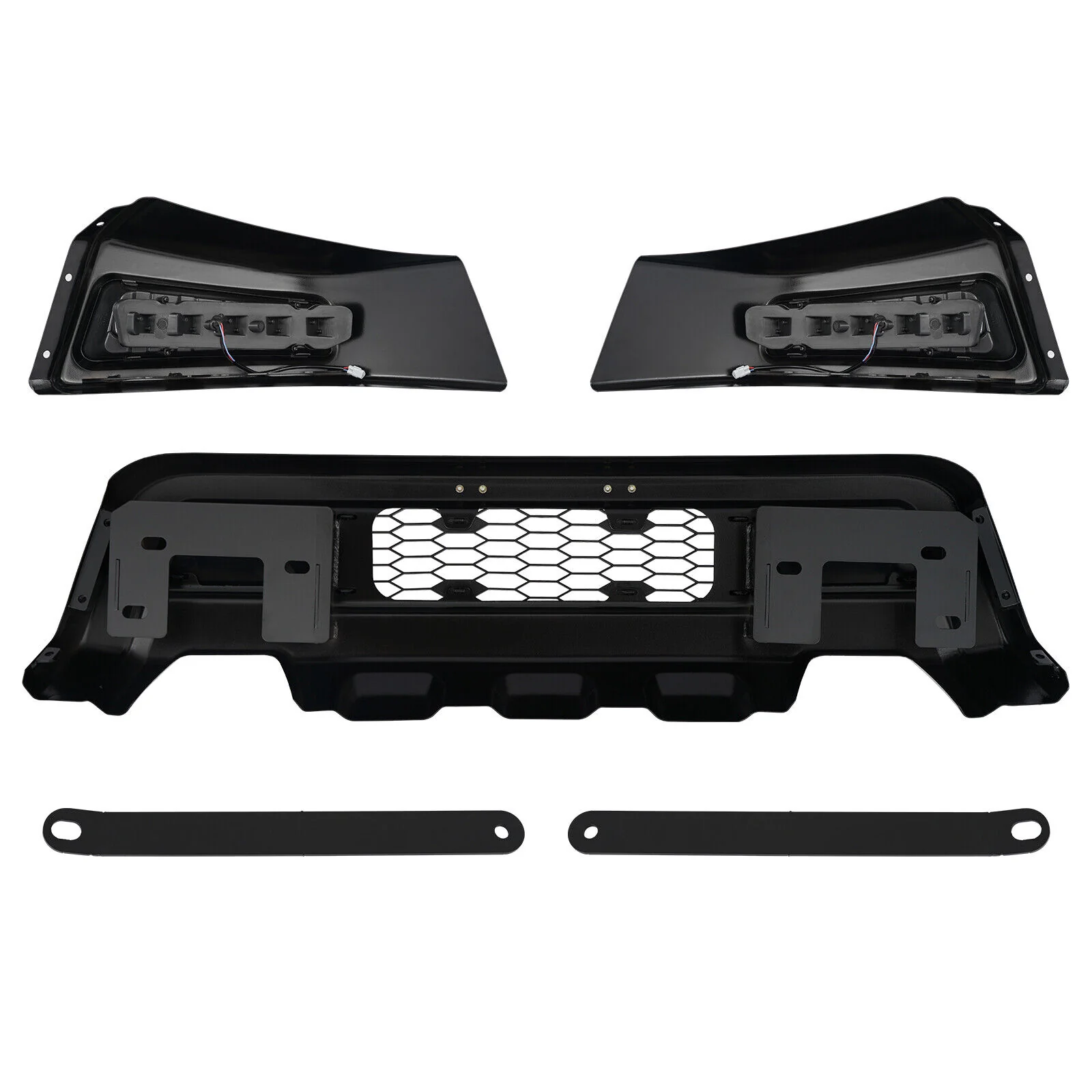 Front Bumper Turn Signal Lamp For 2021 2022 2023 Ford F150 F-150 Raptor Style W/LED Lights - Image 3