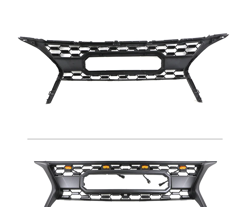 Front Bumper Upper Grille Mesh Grill w/Light for Lexus Rx 270 350 450H 2013-2016 - Image 3