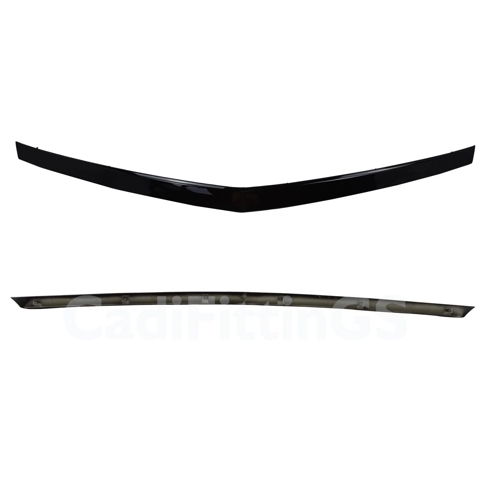 Front Bumper Upper Lower Grille Black 2013-2016 Cadillac SRX - Image 12
