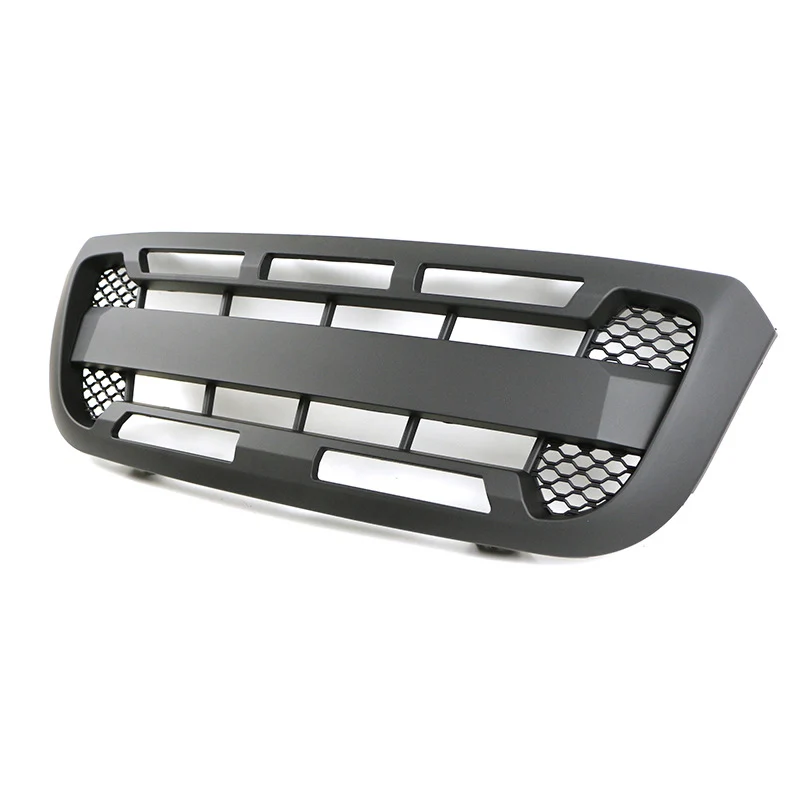 Front Bumper Upper Matt Black Grille w/ Light Honeycomb for Ford Ranger 2004-2011 - Image 3