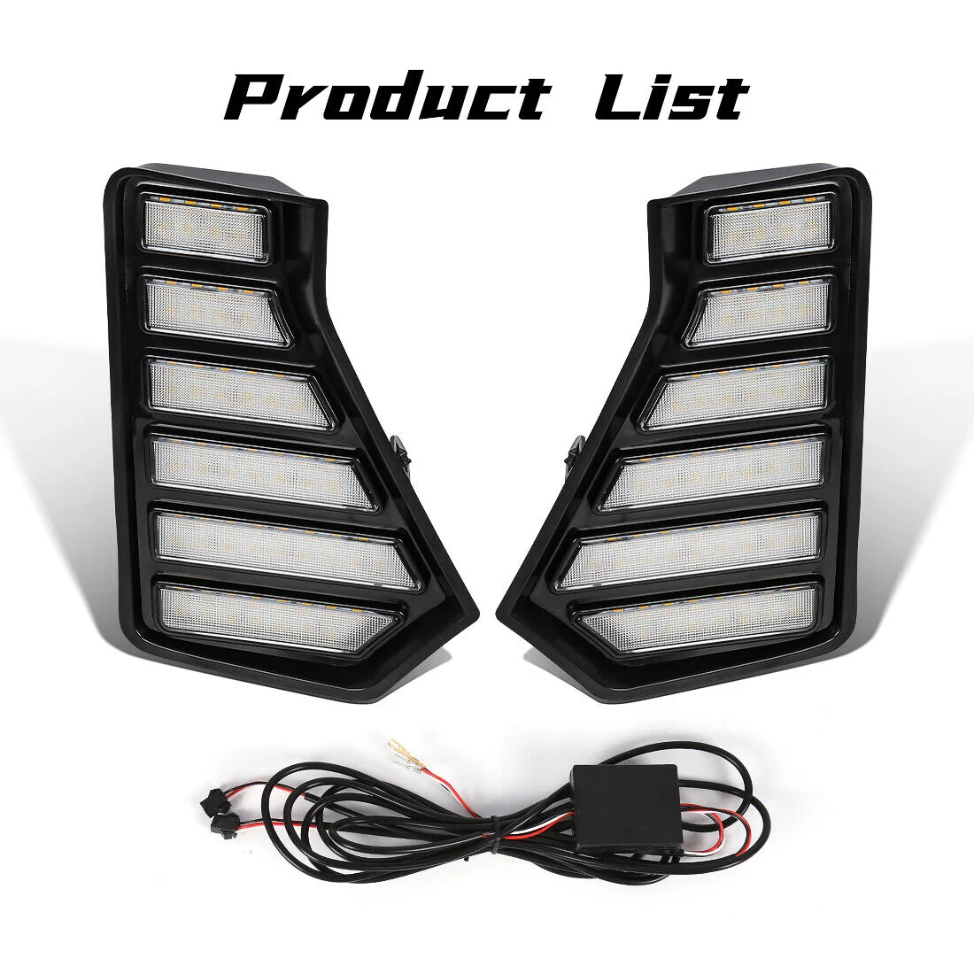 LED DRL Fog Light w/ Turn Signal for 2024 2025 Toyota Tacoma - Image 8
