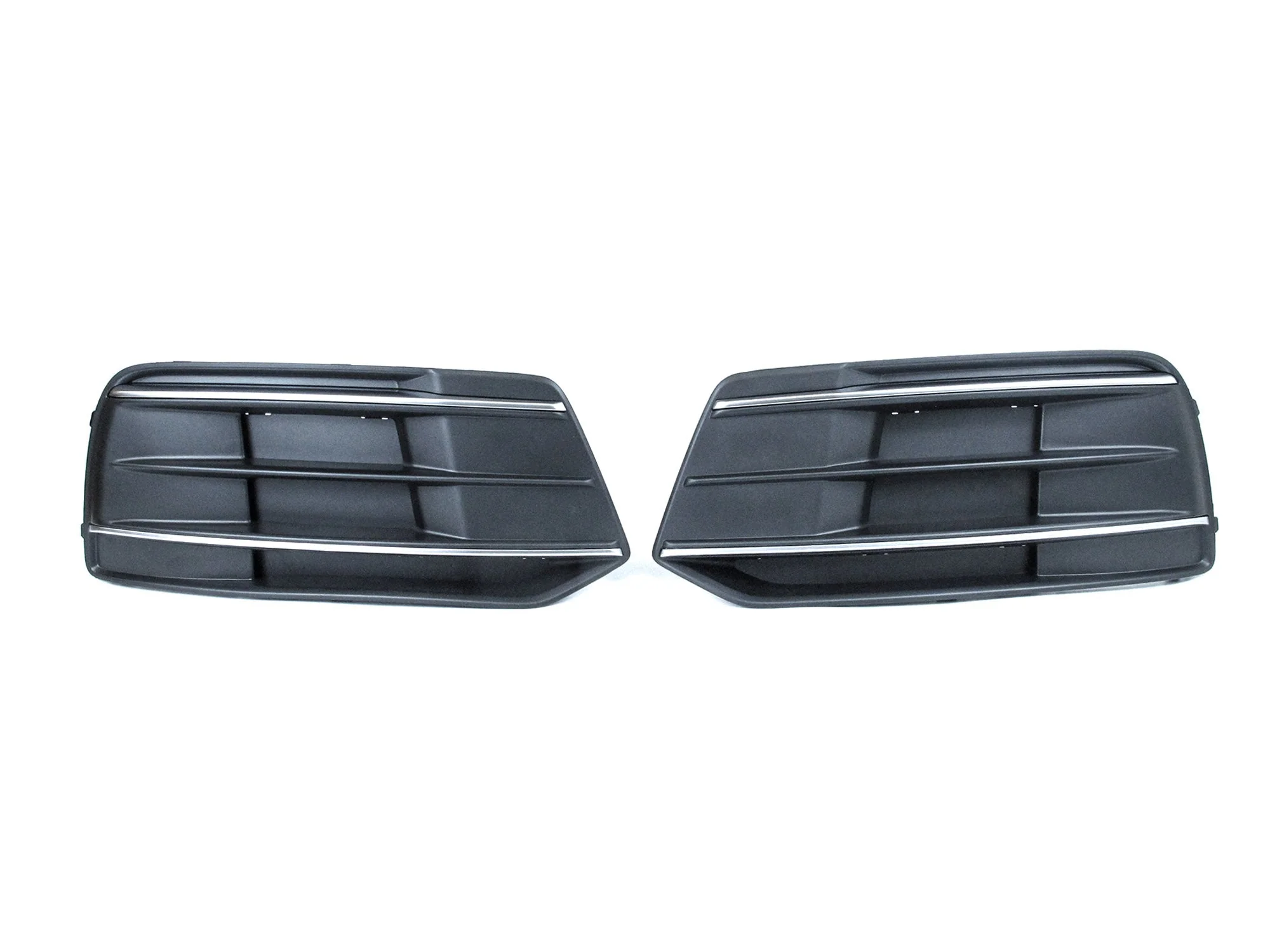 Fit For 2018-2020 Audi Q5 Left+Right Front Bumper Fog Light Grille Grill Cover - Image 4