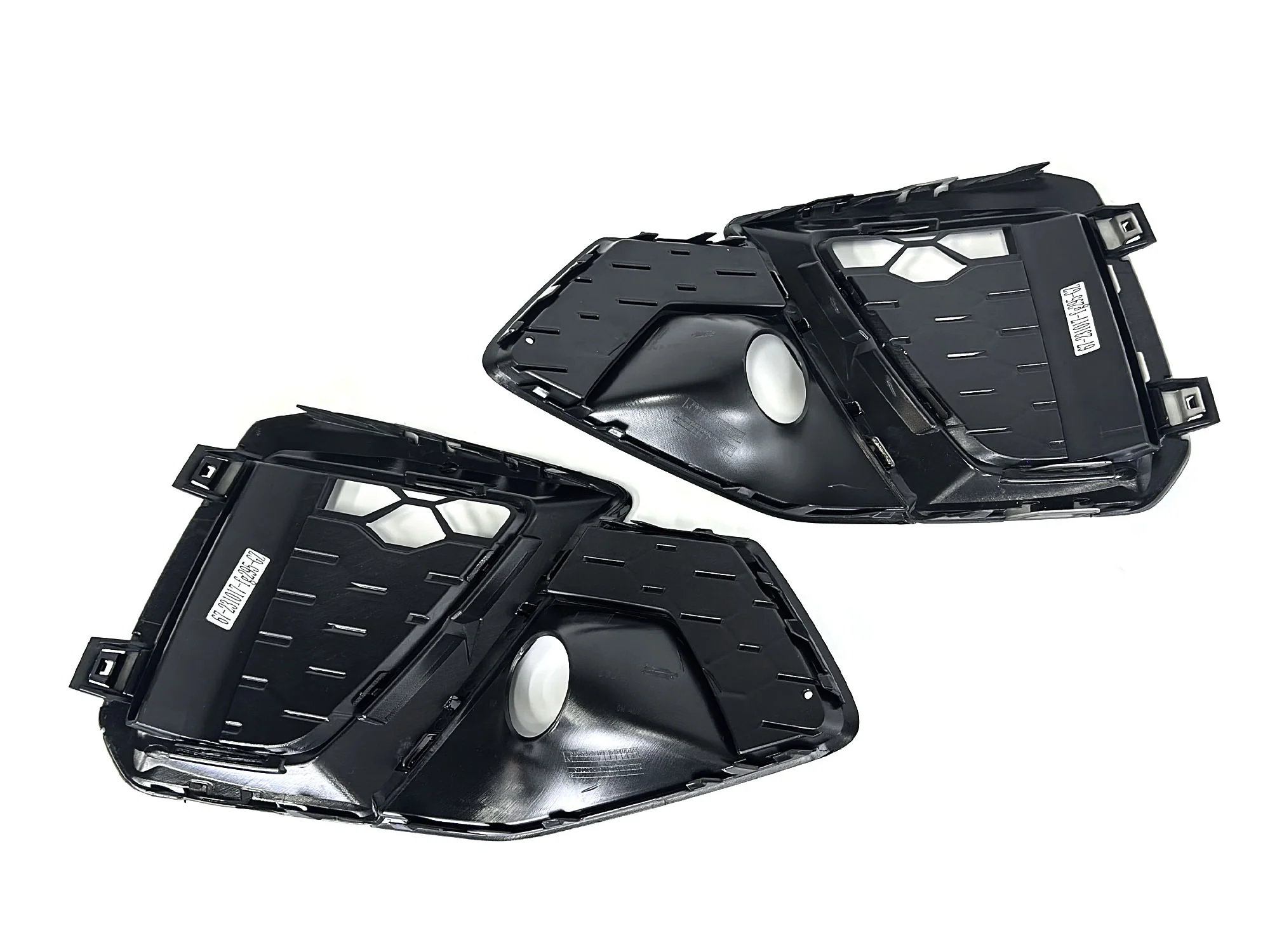 Pair L+R For AUDI A4 B9 Sline S4 2020-2025 Black Front Fog Light Grill Cover Bezels - Image 12