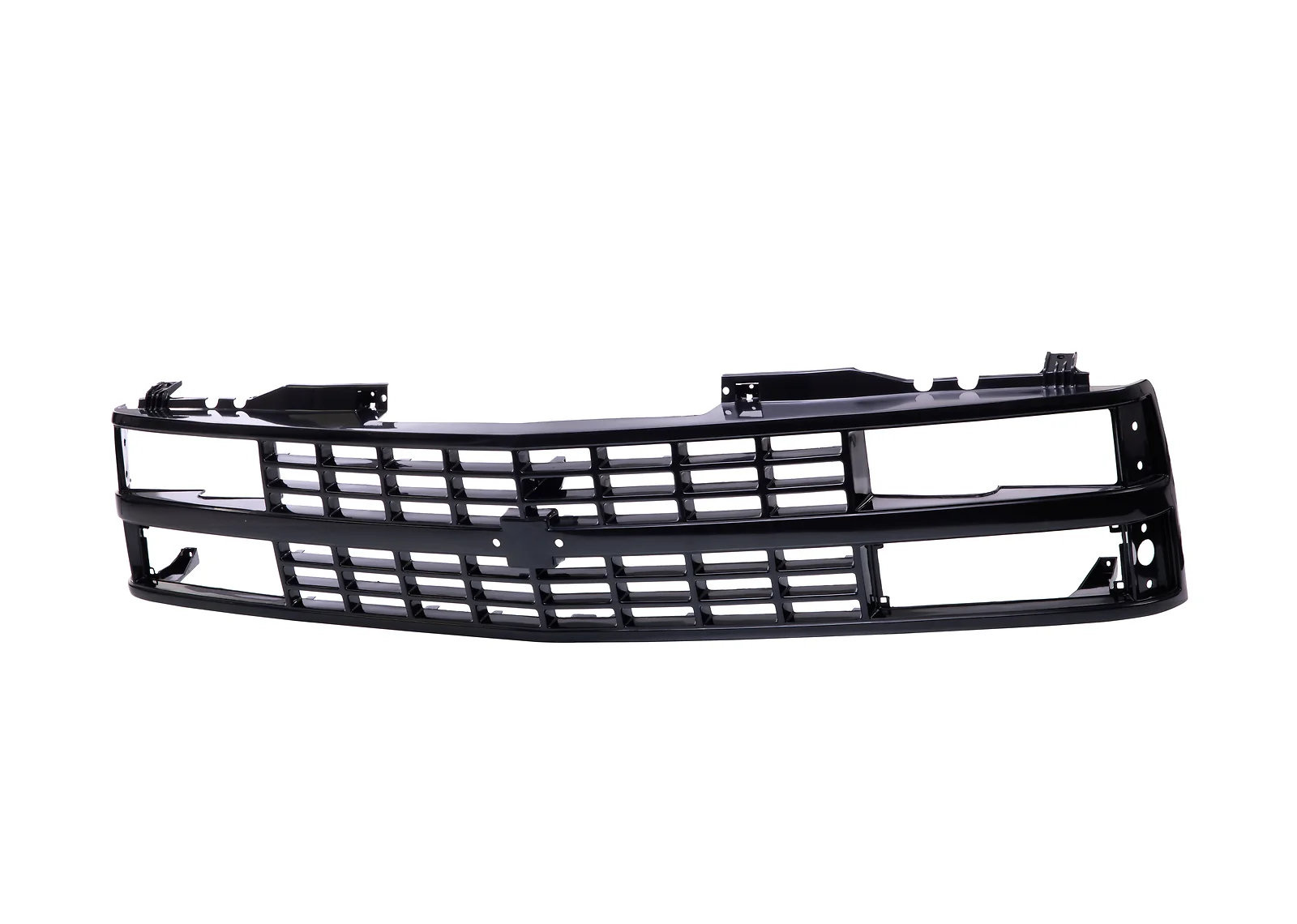 Front Grille Assembly Black for Chevrolet C/K 1500 Pickup 1988–1993 & Fullsize Blazer 1988–1994 - Image 4
