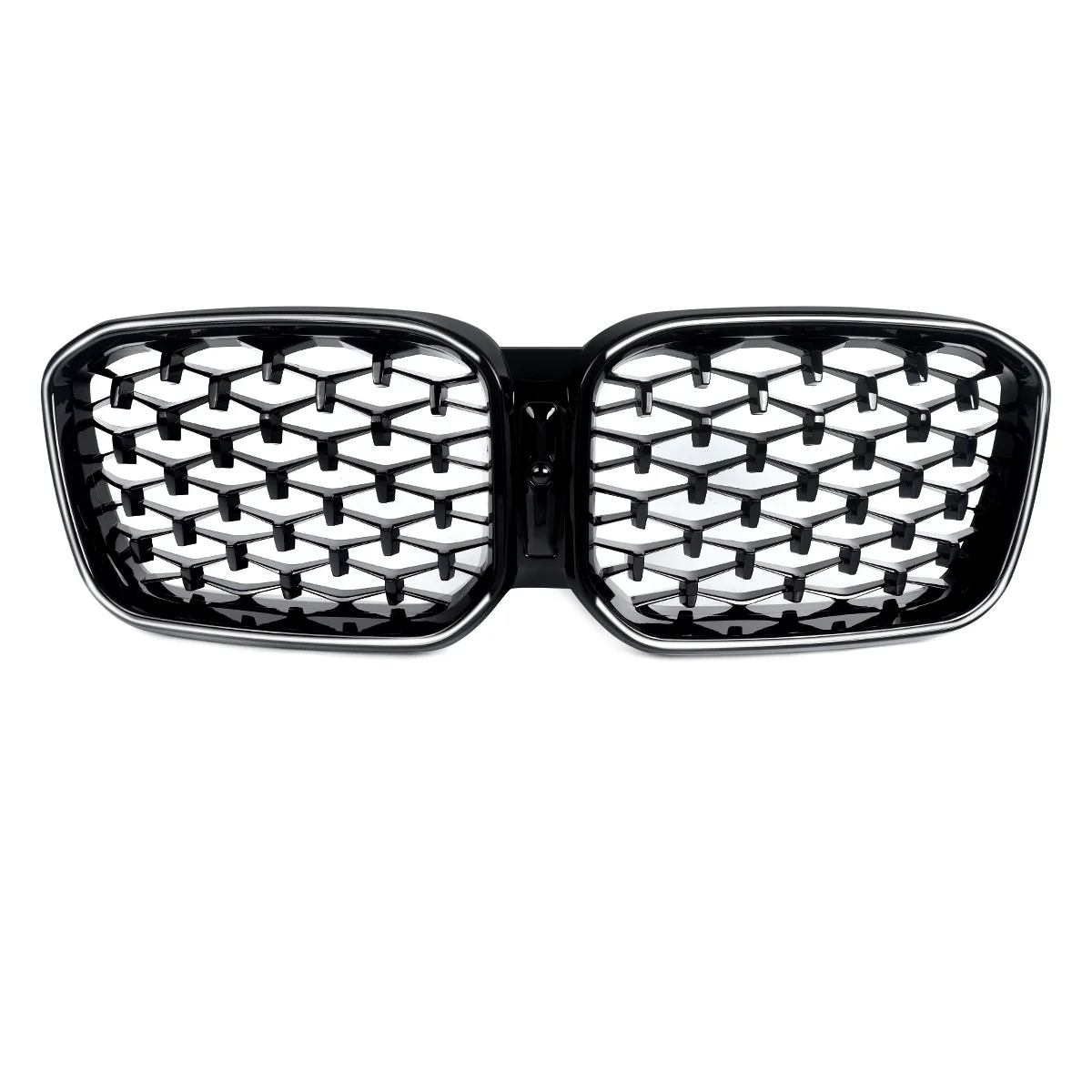 Front Kidney Grille Diamond Grill W/ LED Light For 2022-2024 BMW X3 G01 X4 G02 - Image 11