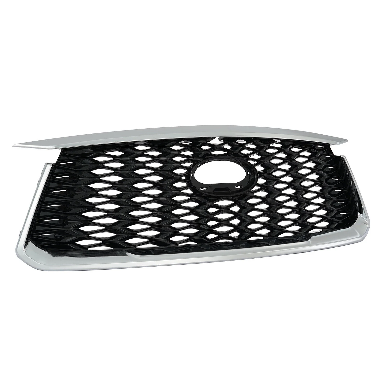 Front Radiator Upper Grille Black&Chrome For Infiniti QX60 2022 2023 - Image 2