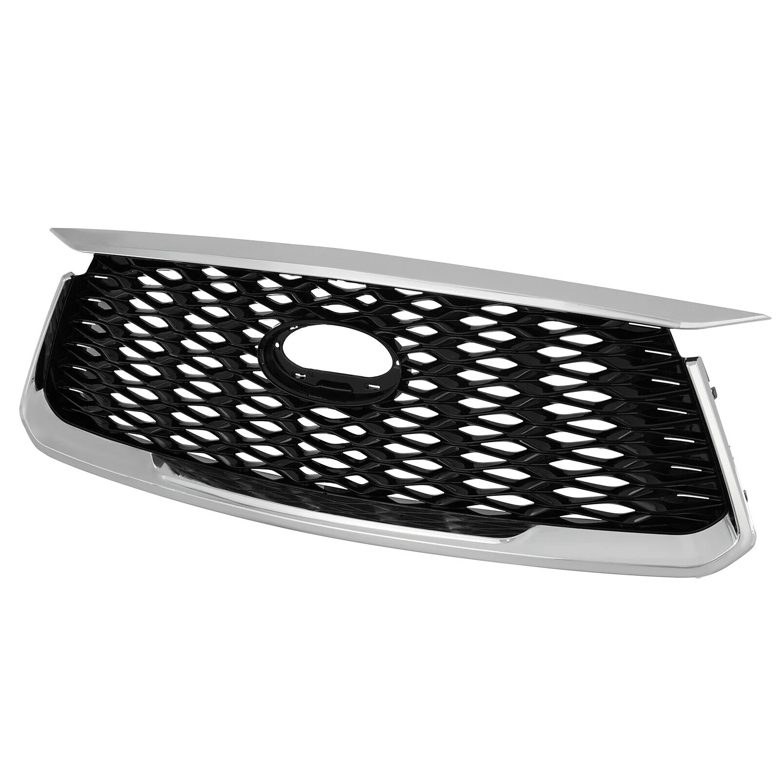 Front Radiator Upper Grille Black&Chrome For Infiniti QX60 2022 2023 - Image 3