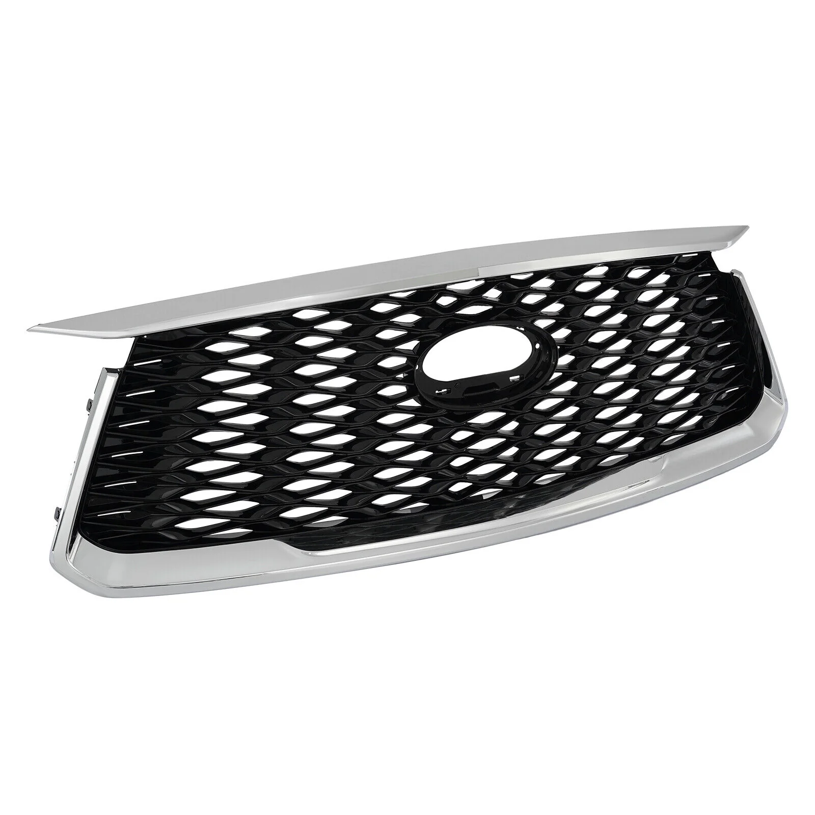 Front Radiator Upper Grille Black&Chrome For Infiniti QX60 2022 2023 - Image 4