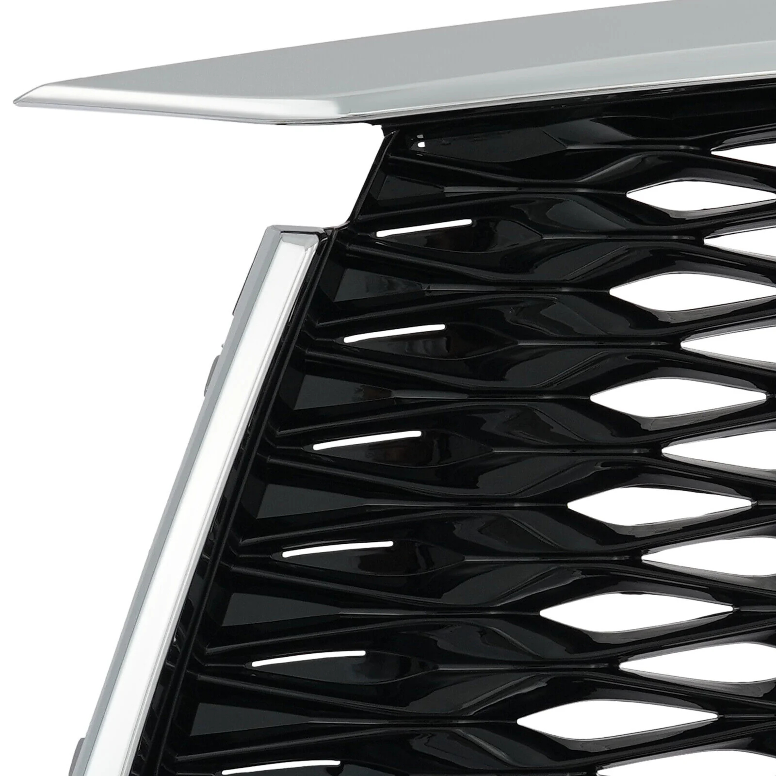 Front Radiator Upper Grille Black&Chrome For Infiniti QX60 2022 2023 - Image 7