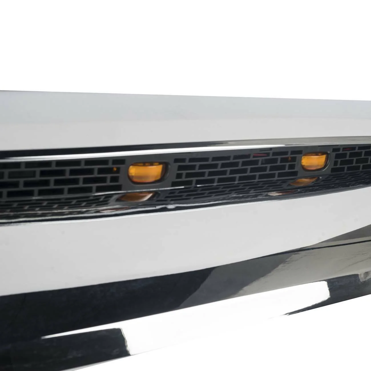 Front Upper Grille Hood Scoop Fits Toyota Tundra 2014-2021 Chrome w/ LED Light - Image 7