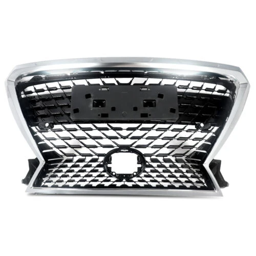 Front Upper Grille Mesh Chrome Black For 2016-2019 Lexus RX350 RX450H Base Sport - Image 10