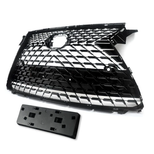 Front Upper Grille Mesh Chrome Black For 2016-2019 Lexus RX350 RX450H Base Sport - Image 18