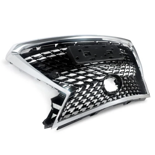 Front Upper Grille Mesh Chrome Black For 2016-2019 Lexus RX350 RX450H Base Sport - Image 23