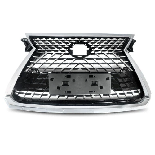 Front Upper Grille Mesh Chrome Black For 2016-2019 Lexus RX350 RX450H Base Sport - Image 5