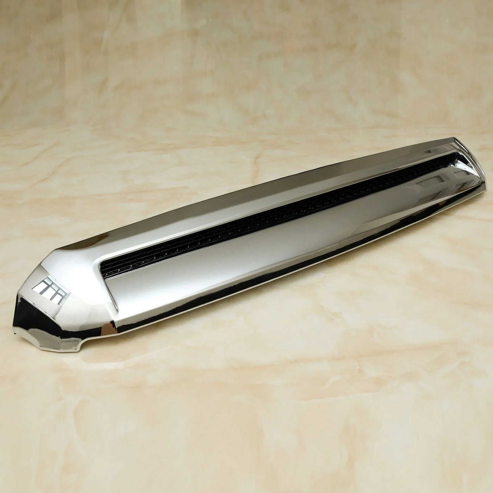 Silver Front Upper Hood Bulge Molding for Toyota Tundra 2014-2021 - Image 5