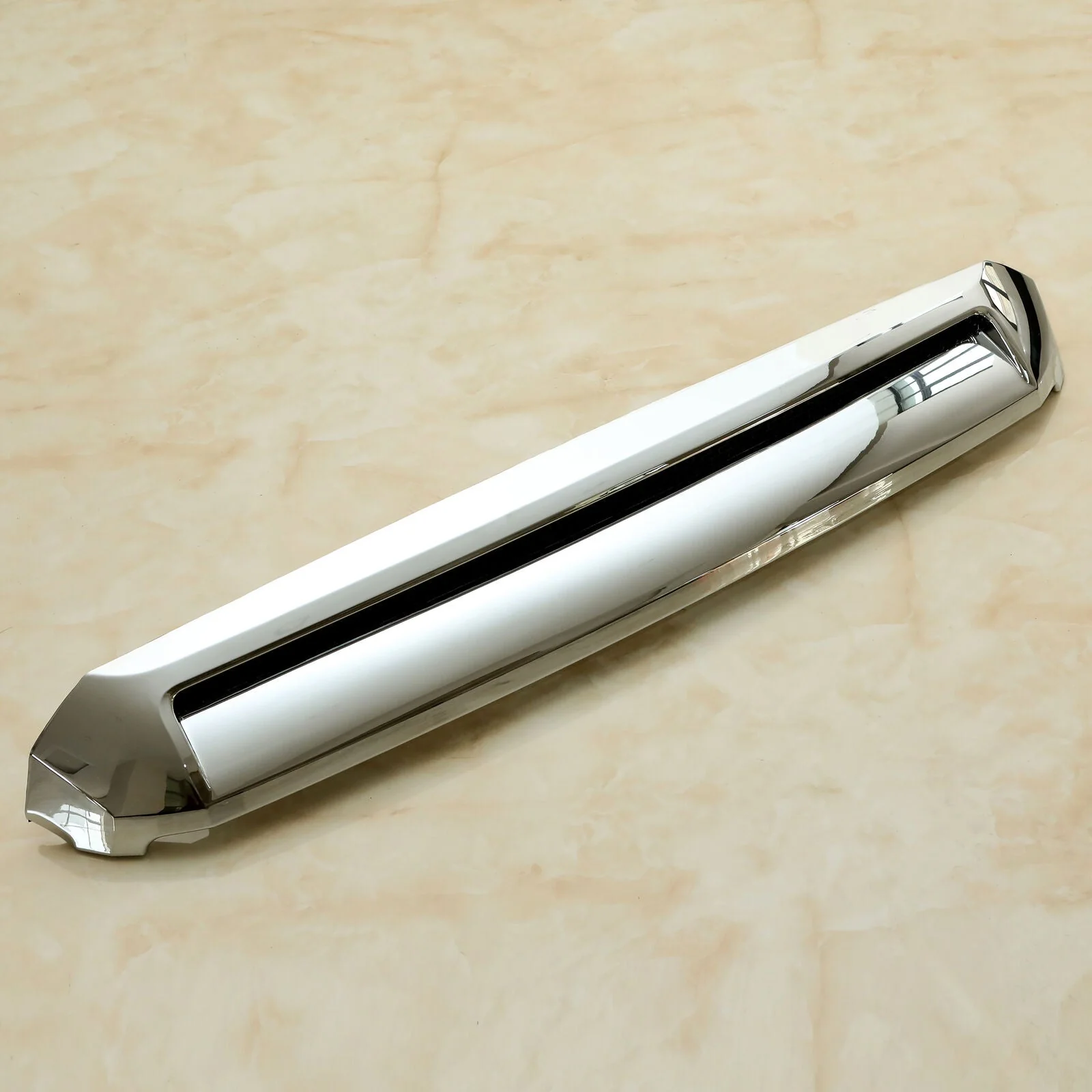 Silver Front Upper Hood Bulge Molding for Toyota Tundra 2014-2021 - Image 8