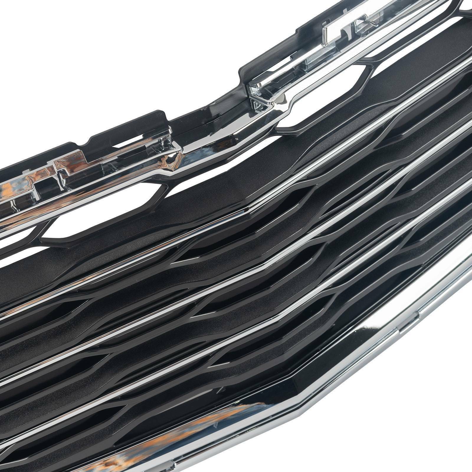 Front Honeycomb Upper Grille + Lower Grill For Chevrolet Malibu 2016-2018 - Image 6