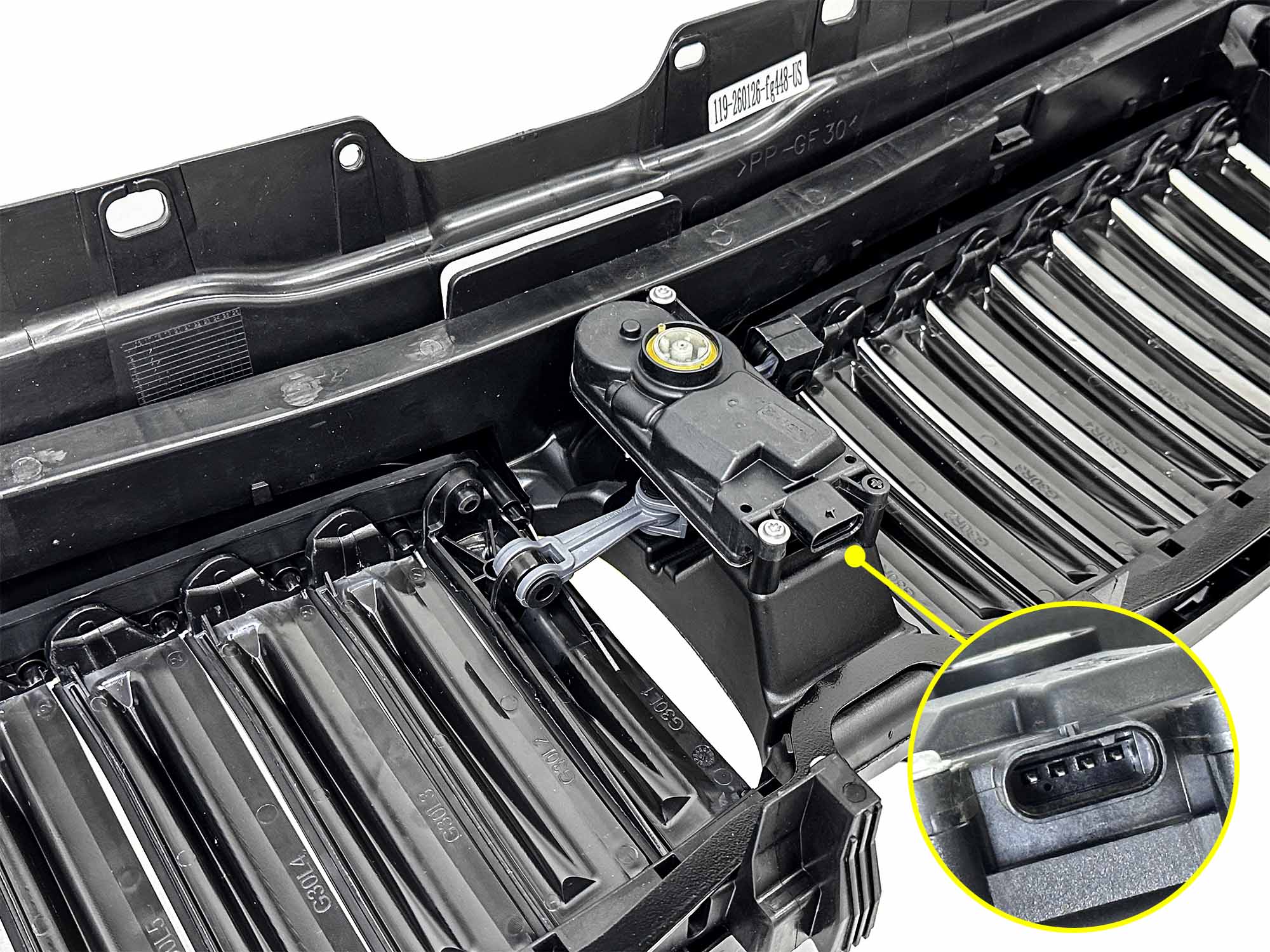 Front Upper Shutter Grille W/Motor 51137497281 For 2017-2020 BMW G30 530i 540i - Image 14
