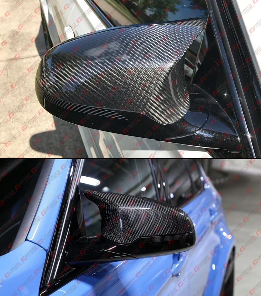 Full Dry Carbon Fiber Replacement Mirror Cover For BMW F80 M3 F82 F83 M4 F87 M2C - Image 7