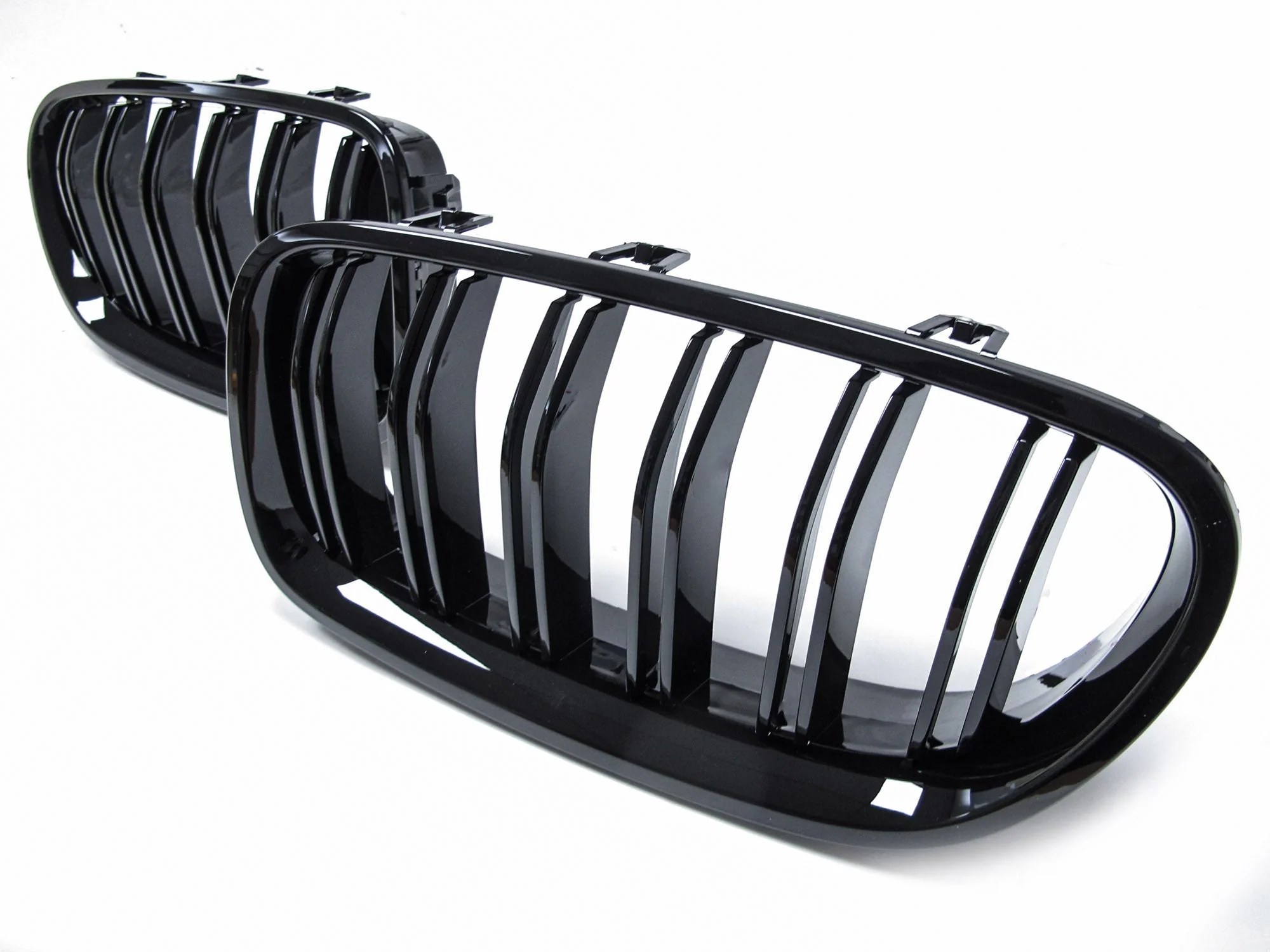 Gloss Black Front Kidney Grille For BMW 5-Series F10 F11 Sedan 2010-2016 - Image 6