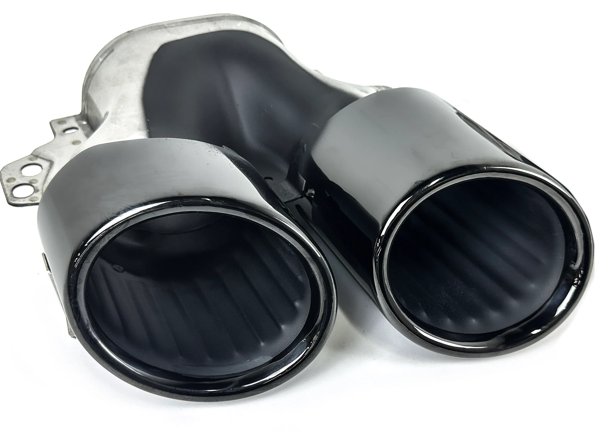 Gloss Black Exhaust Tips Tailpipe fit for Mercedes C118 CLA35 W177 A35 GLA35 GLB35 AMG 2020-2024 - Image 12