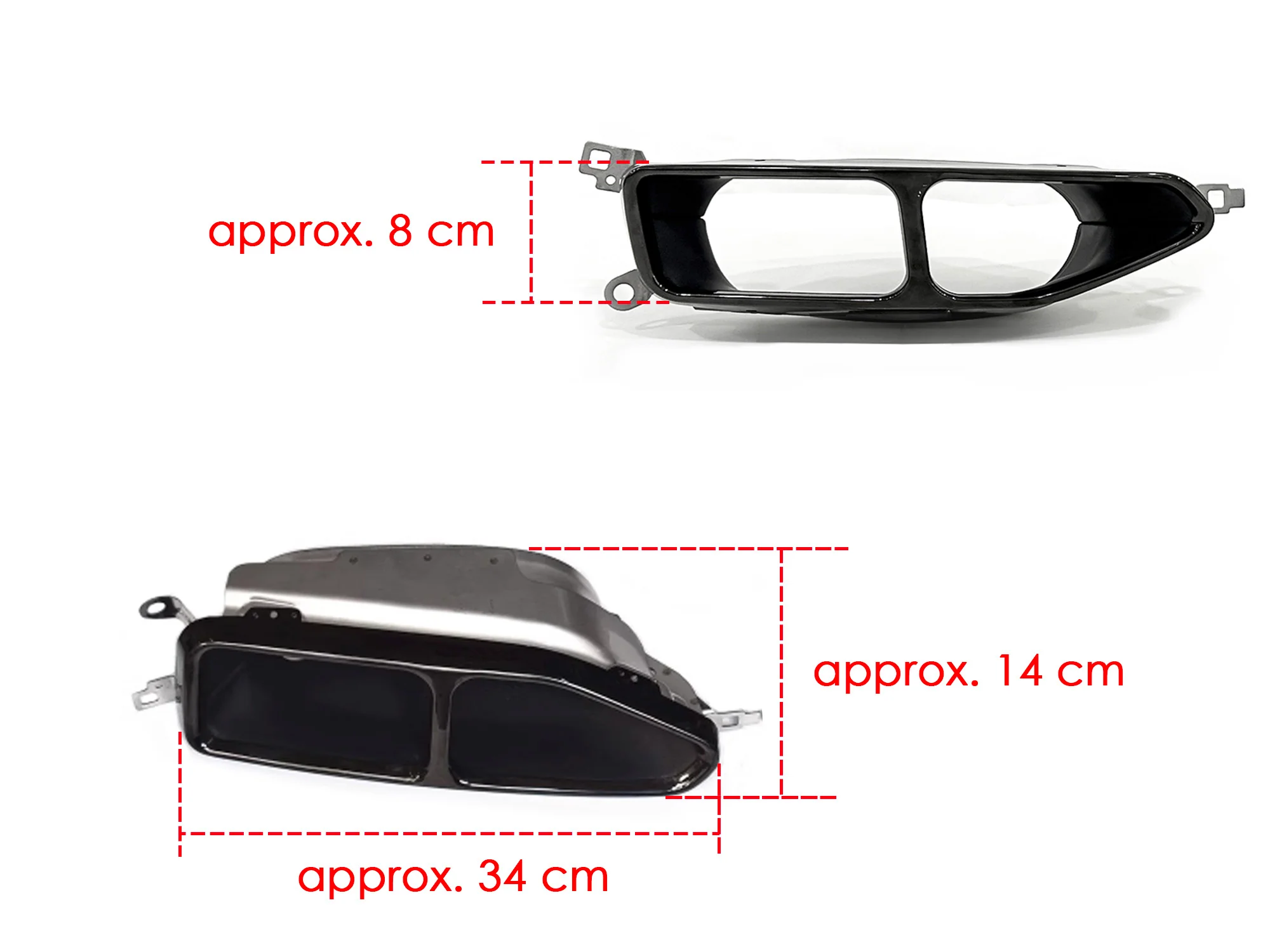 Gloss Black Exhaust Tips Replacement for BMW G11 G12 7 Series M Sport 2016-2019 - Image 13