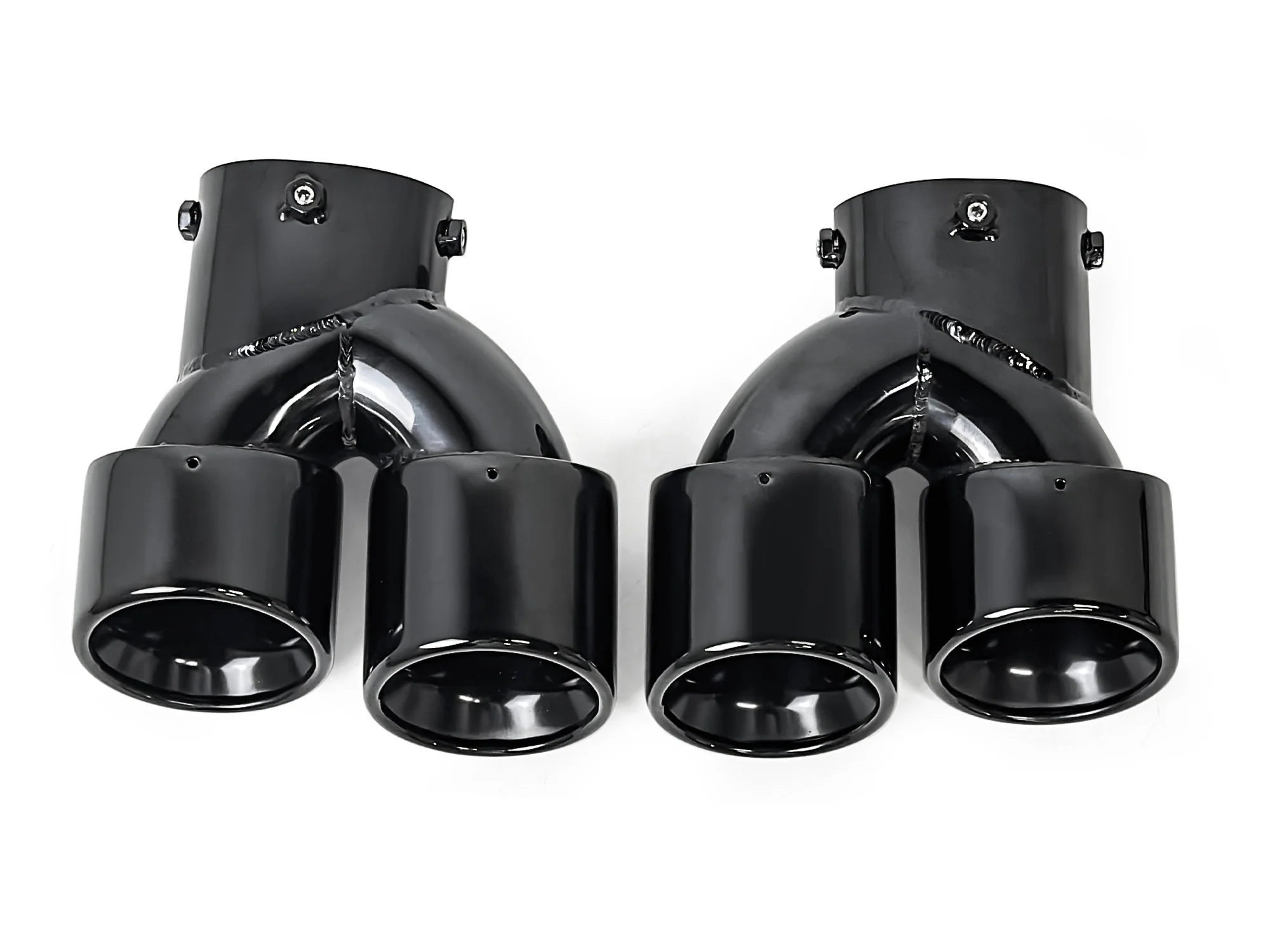 Gloss Black Exhaust Tips Tailpipe for BMW G23 M440i G20 M340i G42 M240i 2019-2026 - Image 8