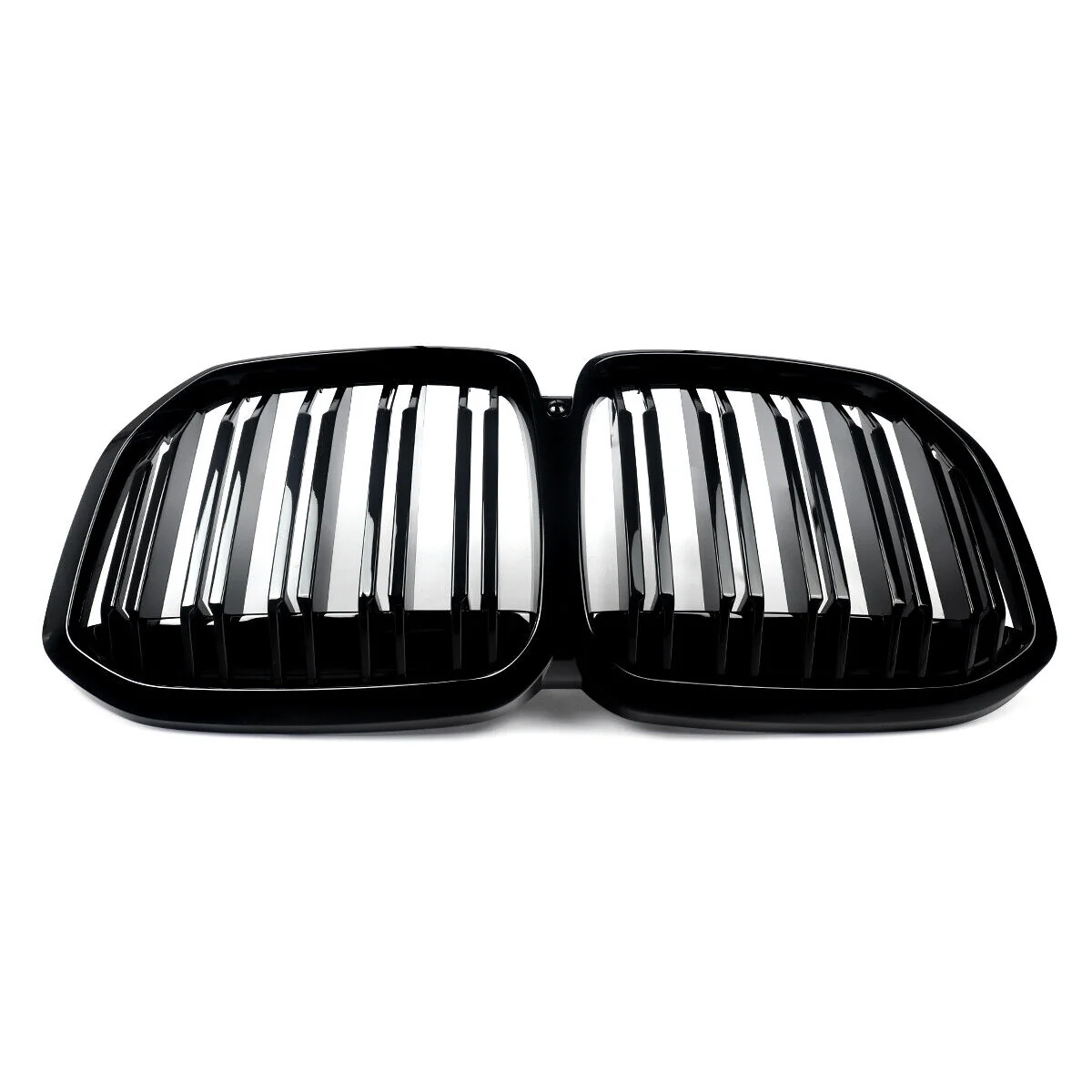 Gloss Black Front Bumper Grill Dual Slats For BMW X7 G07 M50i 2019-2022 - Image 11