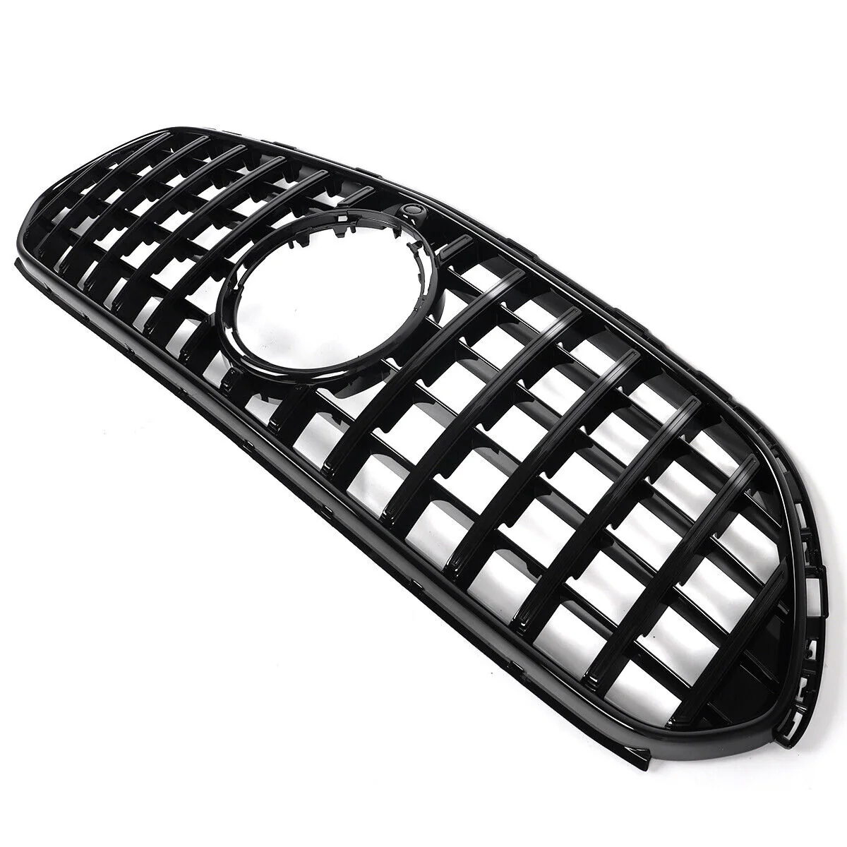 Gloss Black Front Bumper Grill For Mercedes GLC X254 C254 GLC300 GLC350 GLC400 Non-AMG 2023-2026 - Image 12