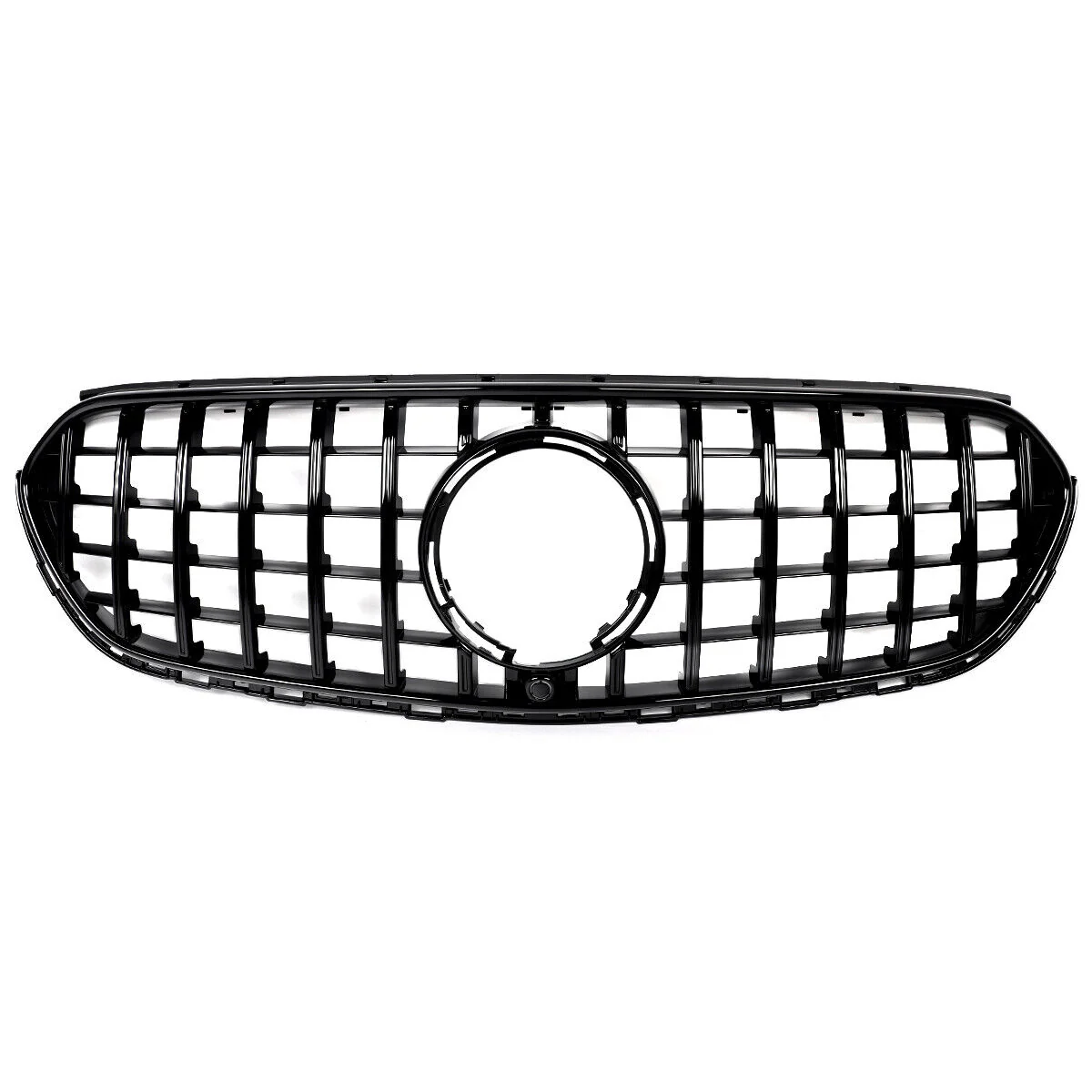 Gloss Black Front Bumper Grill For Mercedes GLC X254 C254 GLC300 GLC350 GLC400 Non-AMG 2023-2026 - Image 4