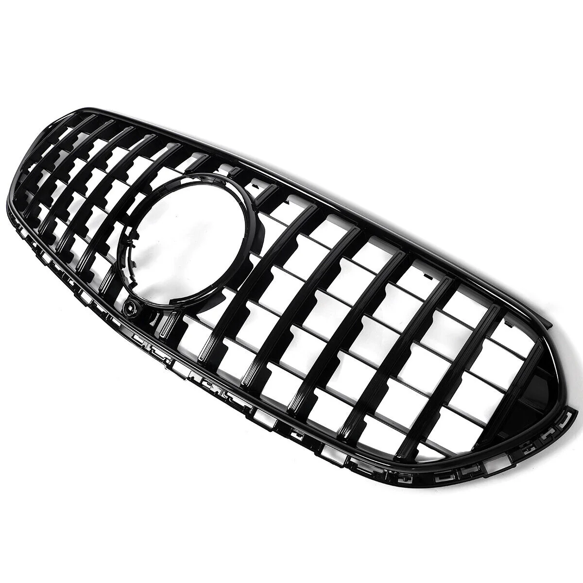 Gloss Black Front Bumper Grill For Mercedes GLC X254 C254 GLC300 GLC350 GLC400 Non-AMG 2023-2026 - Image 5