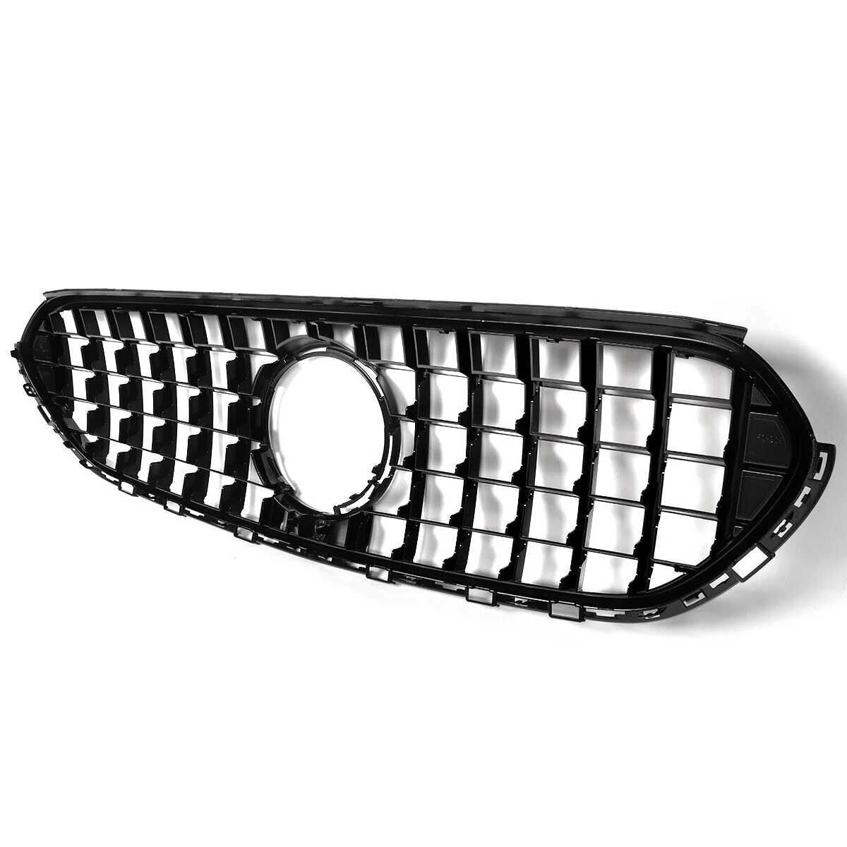 Gloss Black Front Bumper Grill For Mercedes GLC X254 C254 GLC300 GLC350 GLC400 Non-AMG 2023-2026 - Image 8