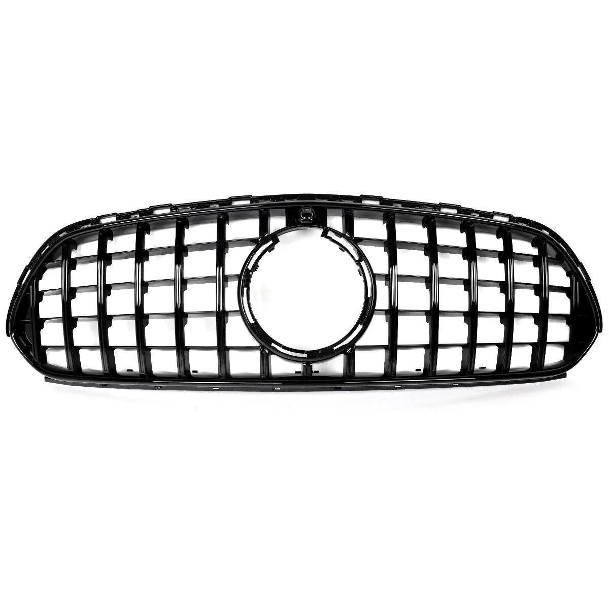 Gloss Black Front Bumper Grill For Mercedes GLC X254 C254 GLC300 GLC350 GLC400 Non-AMG 2023-2026 - Image 9