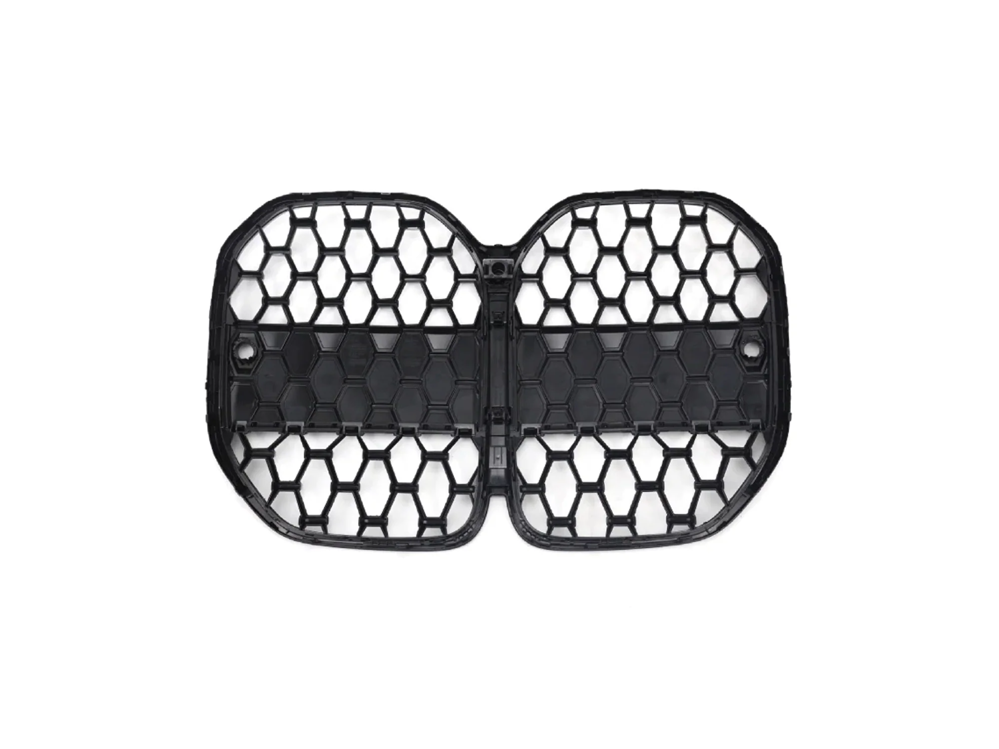 Black/Chrome Diamond Front Kidney Grille For 2021-2023 BMW 4-Series G22 G23 - Image 4