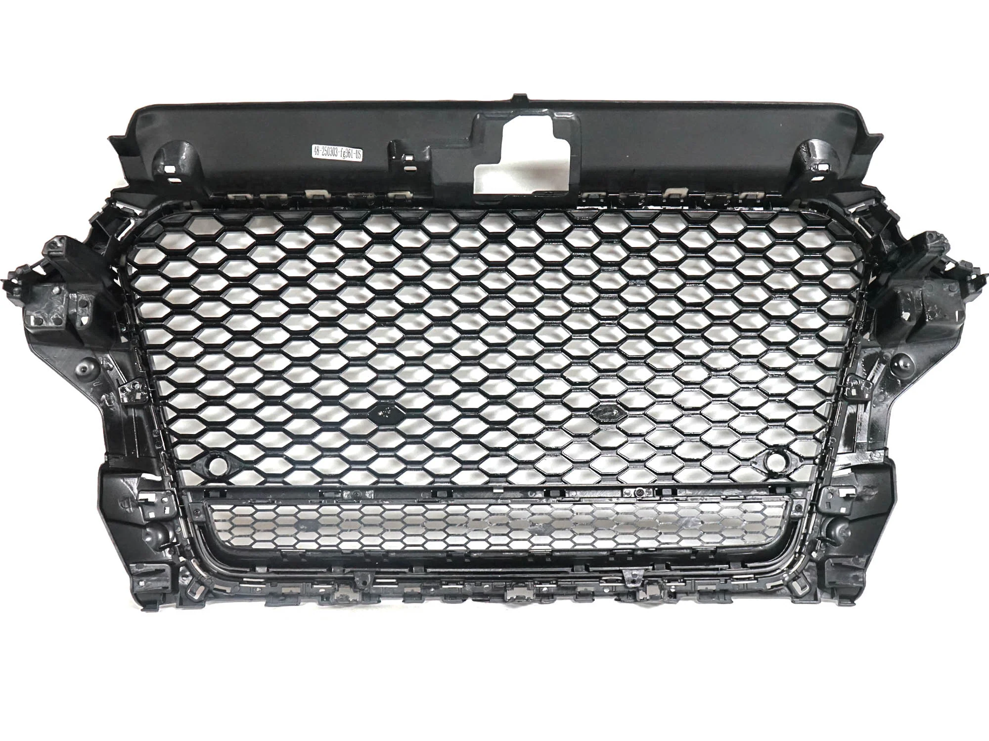 Gloss Black Front Bumper Grille Upper Grill Honeycomb for Audi A3 S3 2013 2014 2015 2016 - Image 6