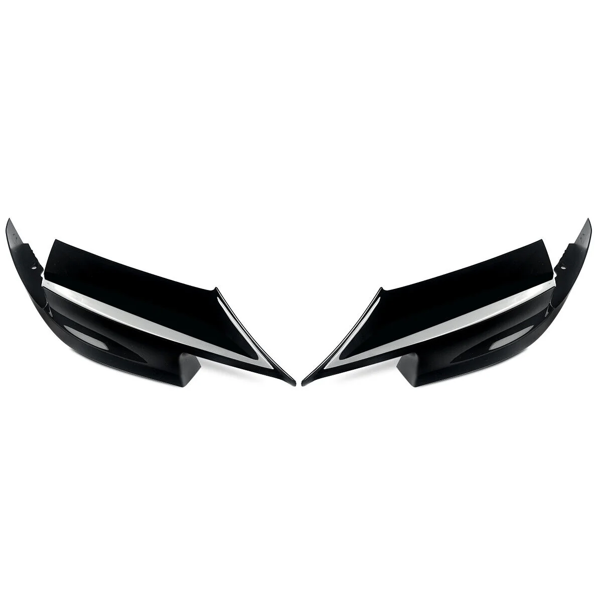 Gloss Black Front Bumper Lip Corner Splitter For BMW F10 M5 2010-2016 - Image 6
