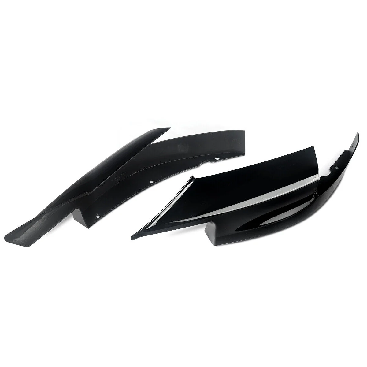 Gloss Black Front Bumper Lip Corner Splitter For BMW F10 M5 2010-2016 - Image 8
