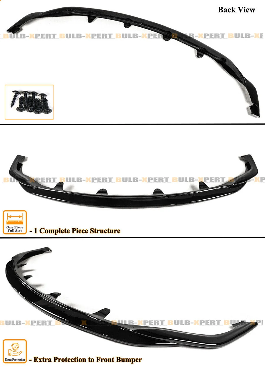Gloss Black Front Bumper Lip Splitter For 2015-2018 Lexus RC300 RC350 F-Sport - Image 2