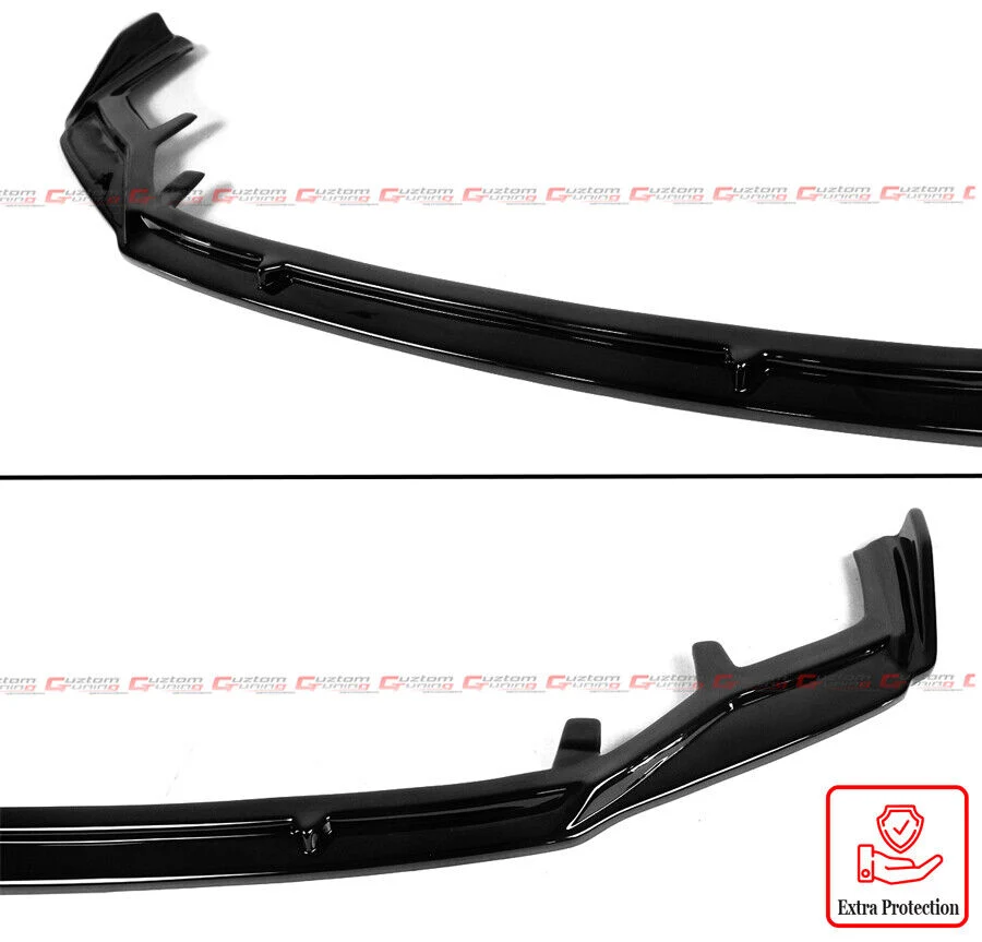 Gloss Black Front Bumper Lip Splitter For 2017-2020 Lexus IS200t IS300 IS350 - Image 3