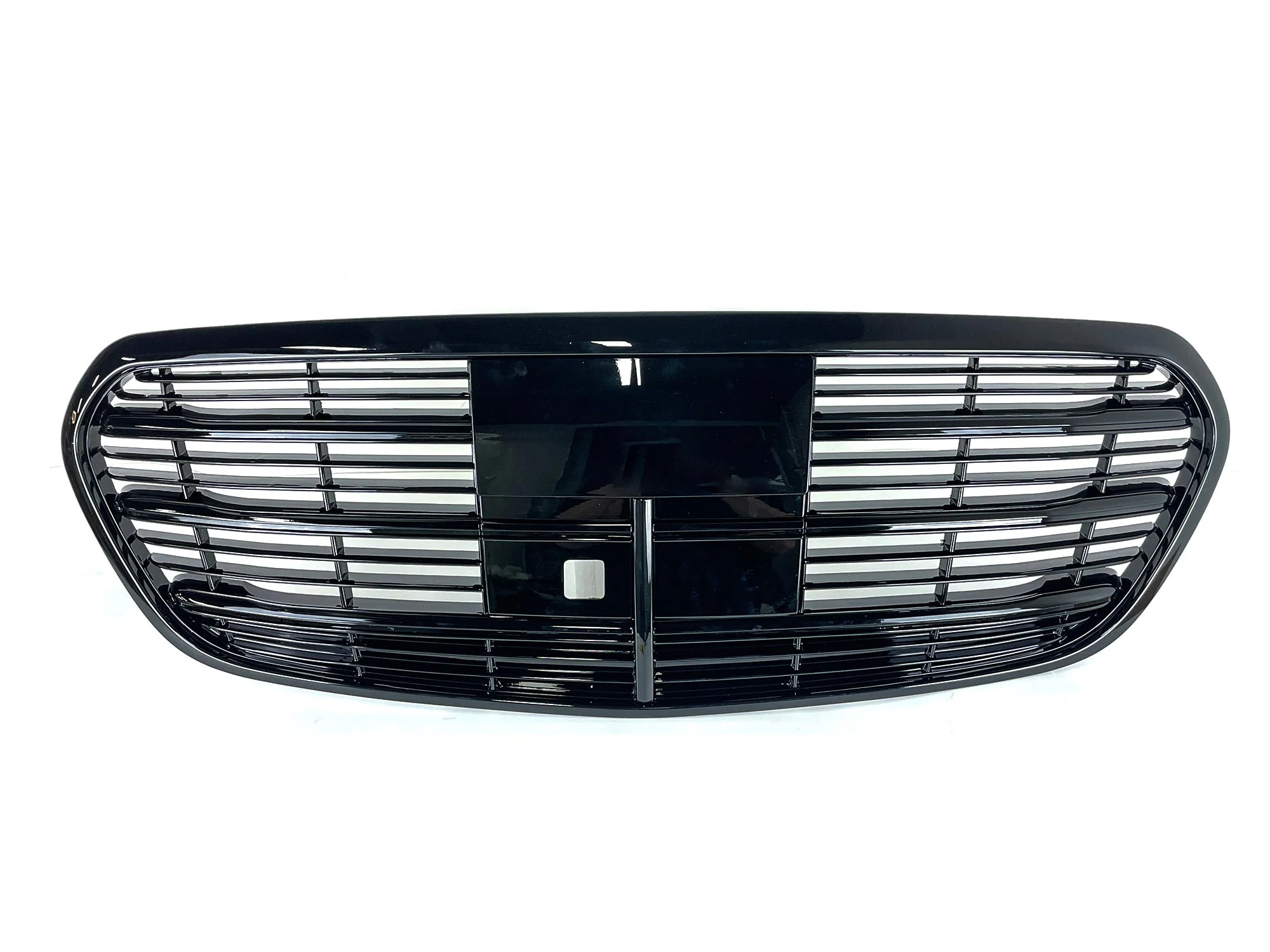 Gloss Black Front Grill Replace for Mercedes W223 S400 S500 S450 S580 2021-2024 - Image 4